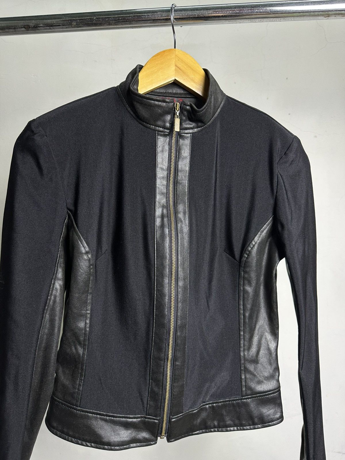 If Six Was Nine × Le Grande Bleu (L.G.B.) Punk Waxed Jacket by Biamme Body Extra Size US S / EU 44-46 / 1 - 3 Thumbnail