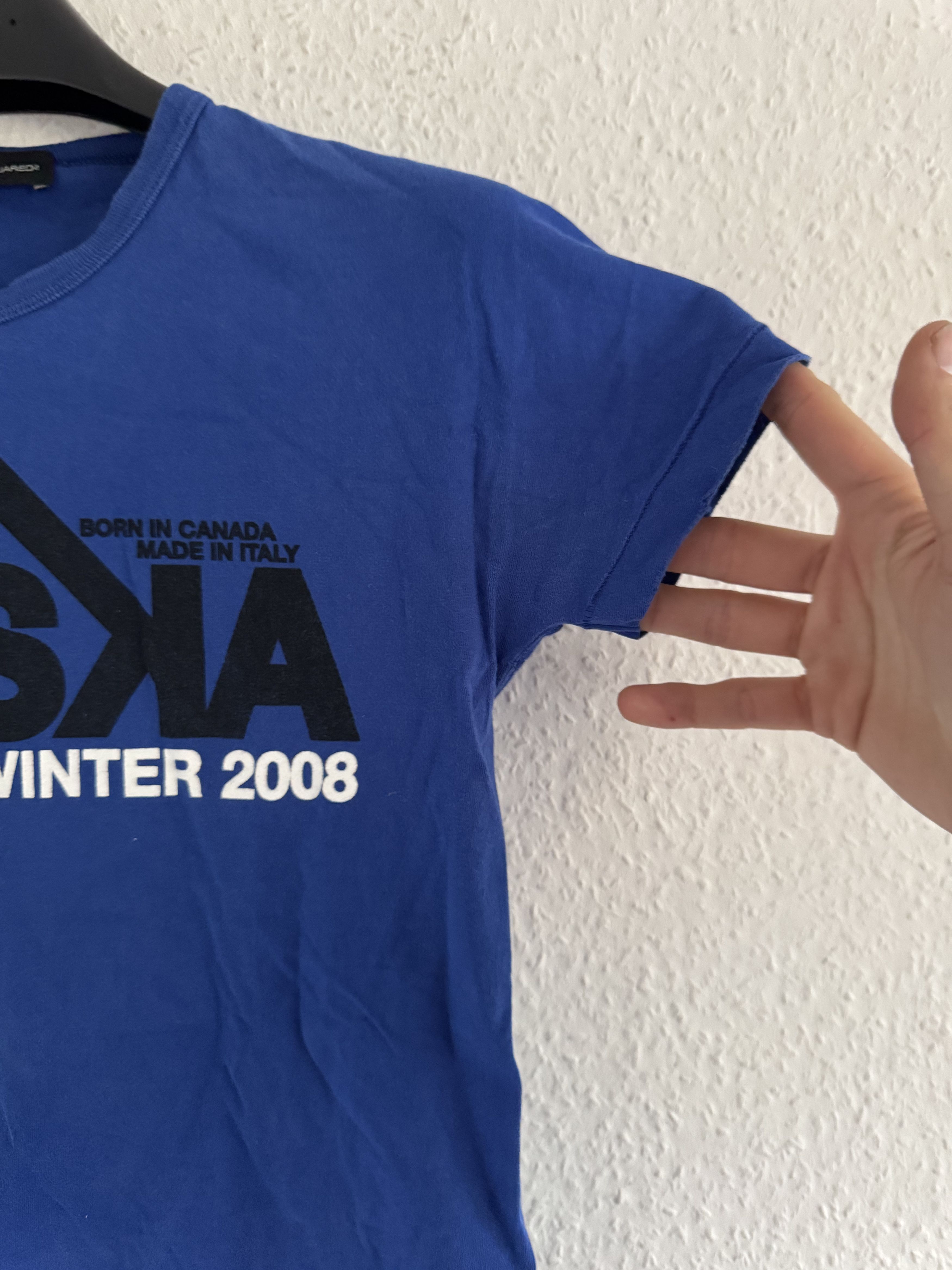 Dsquared2 SKI SKA Winter 2008 Cropped Graphic T-Shirt Size US S / EU 44-46 / 1 - 5 Thumbnail