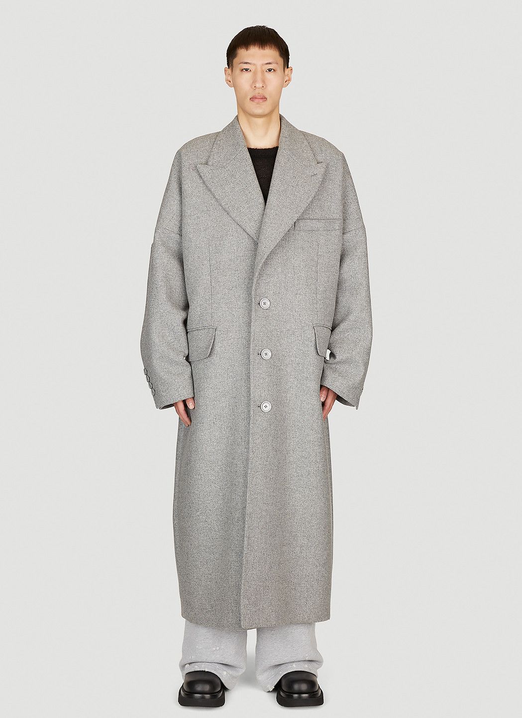 Dolce & Gabbana Double-Breasted Wool Coat Size US M / EU 48-50 / 2 - 1 Thumbnail
