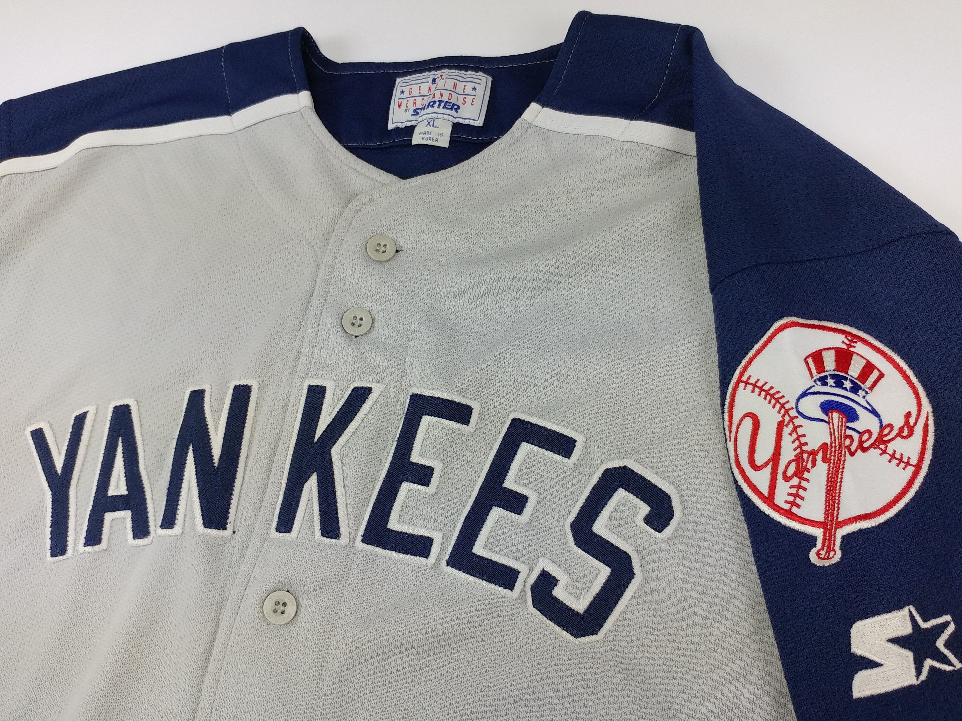 Starter MLB New York Yankees jersey, vintage baseball t-shirt 90s XL Size US XL / EU 56 / 4 - 8 Thumbnail