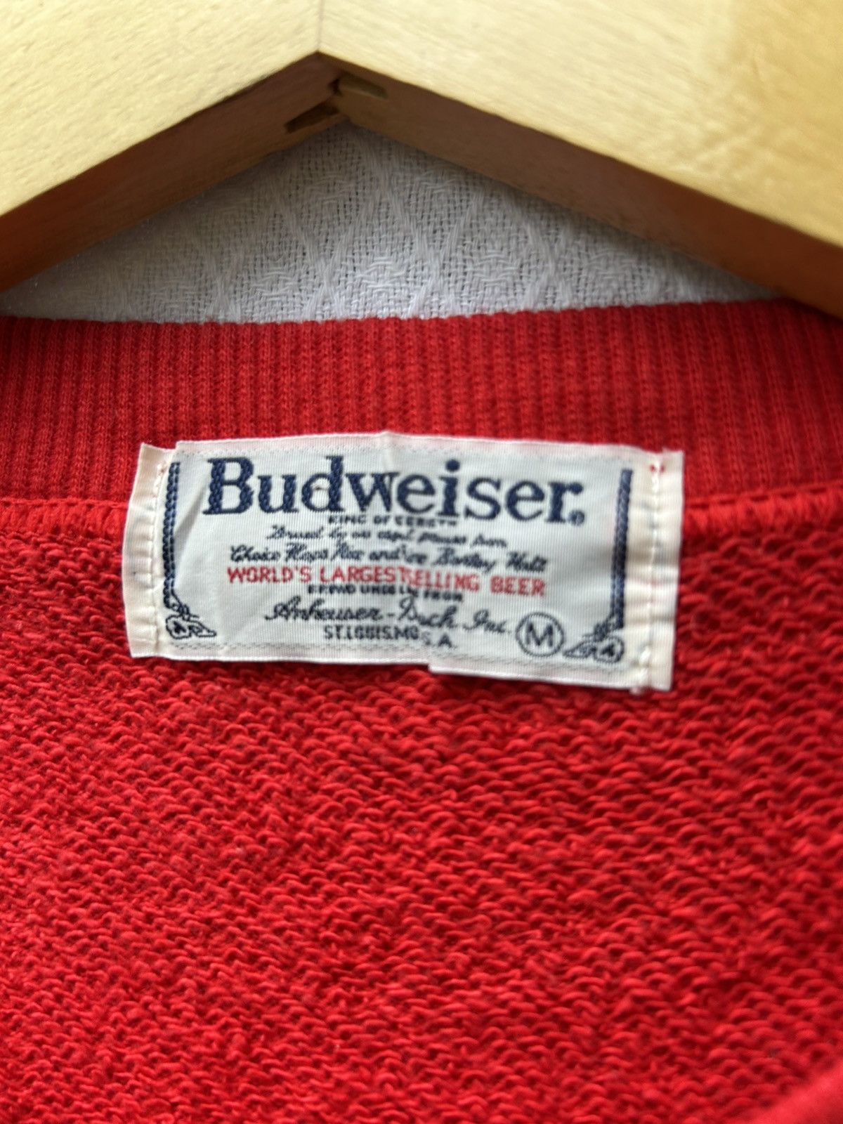 Budweiser × Other × Vintage 2000s Vintage Budweiser King of Beers SweatShirt Size US L / EU 52-54 / 3 - 7 Thumbnail