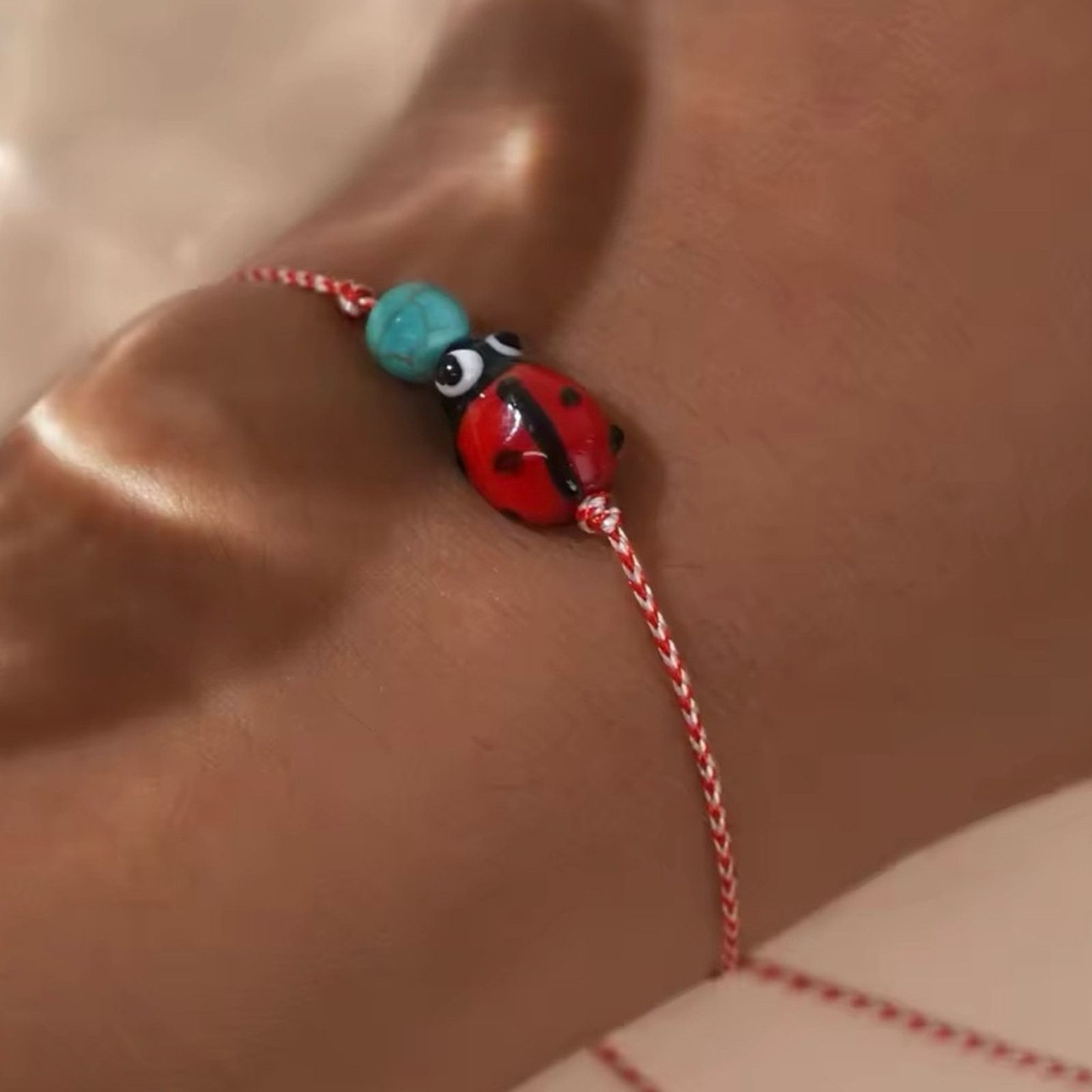 Other Ladybug Rope Bracelet Size ONE SIZE - 2 Thumbnail