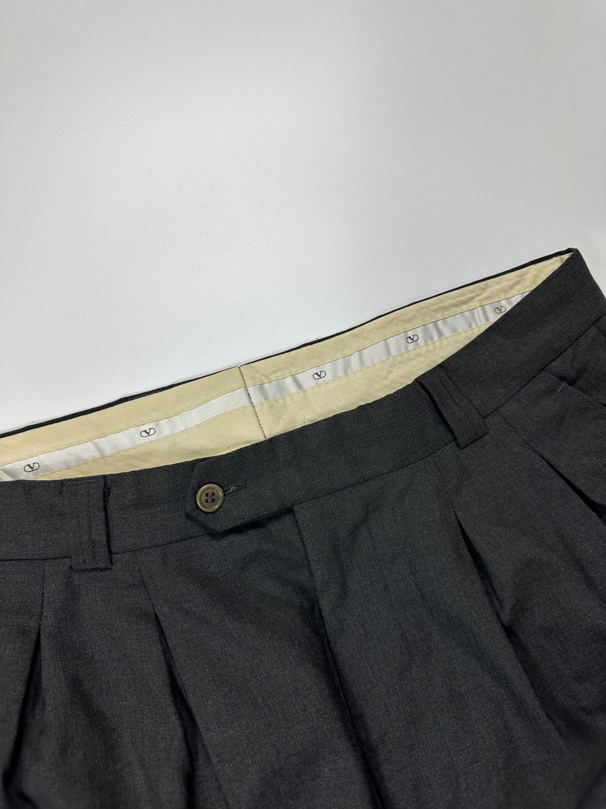 Valentino Vintage UOMO Valentino Wool Pants Classic Black Size US 34 / EU 50 - 7 Thumbnail