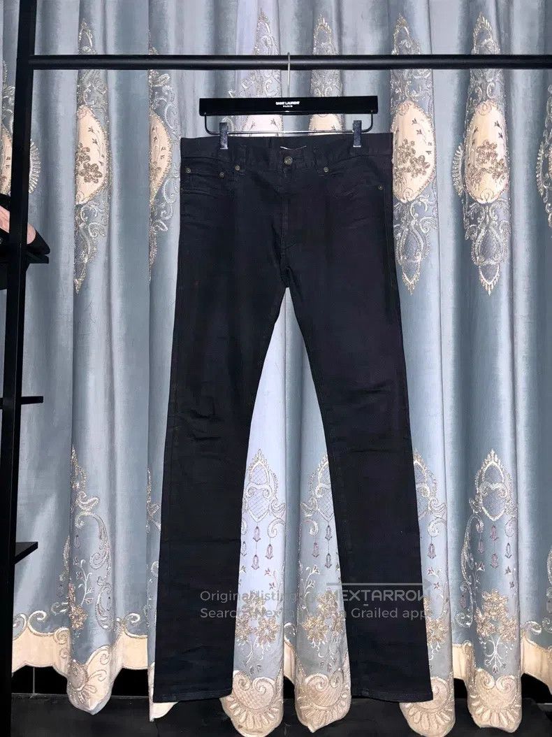 Saint Laurent Paris Original Year Slim Fit Basic Denim Jea