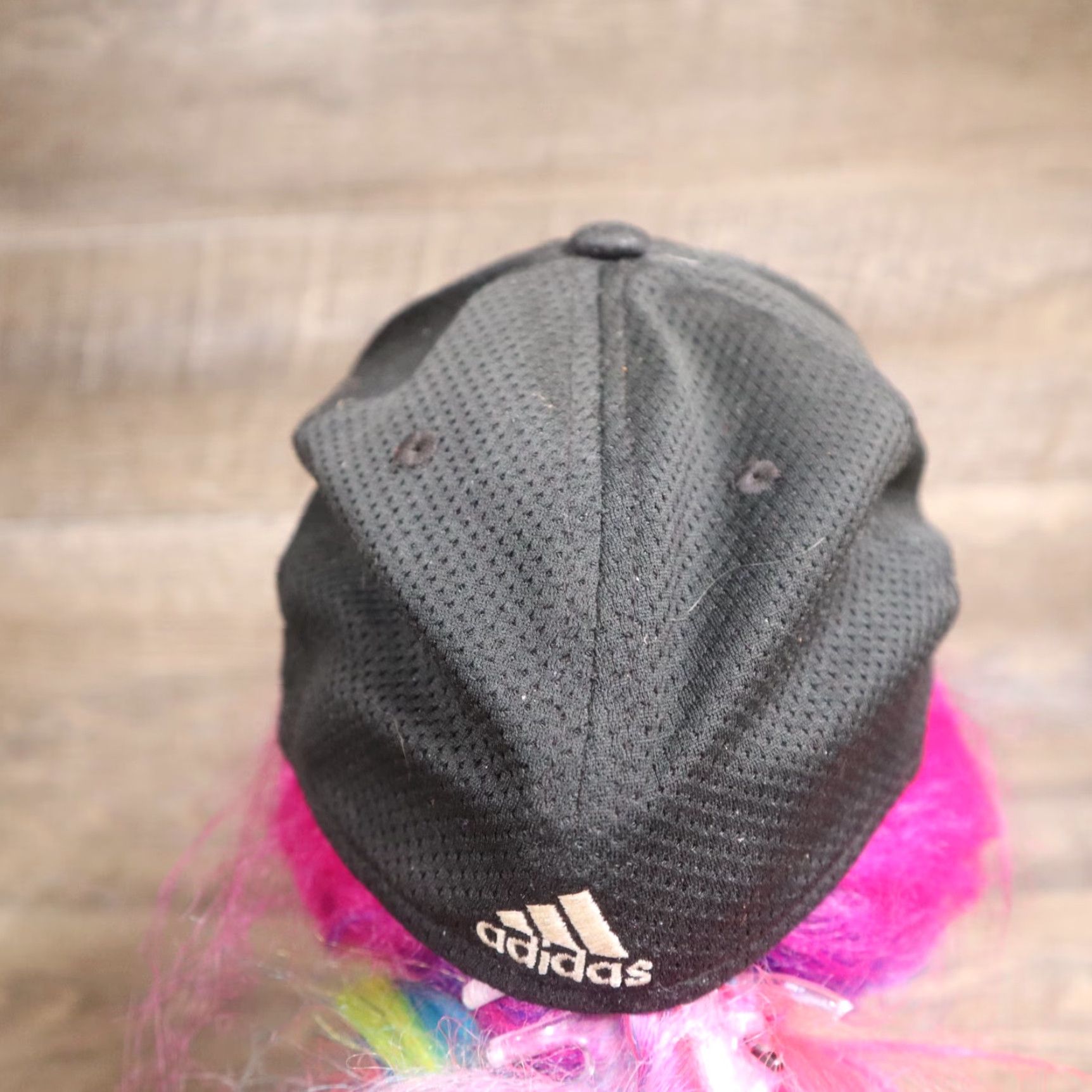 Adidas Adidas Hat Cap All Black Embroidered Fitted S M Small Medium Stretch Adult Men's Baseball Cap Black Adidas Hat Cap Mens M Size ONE SIZE - 3 Thumbnail