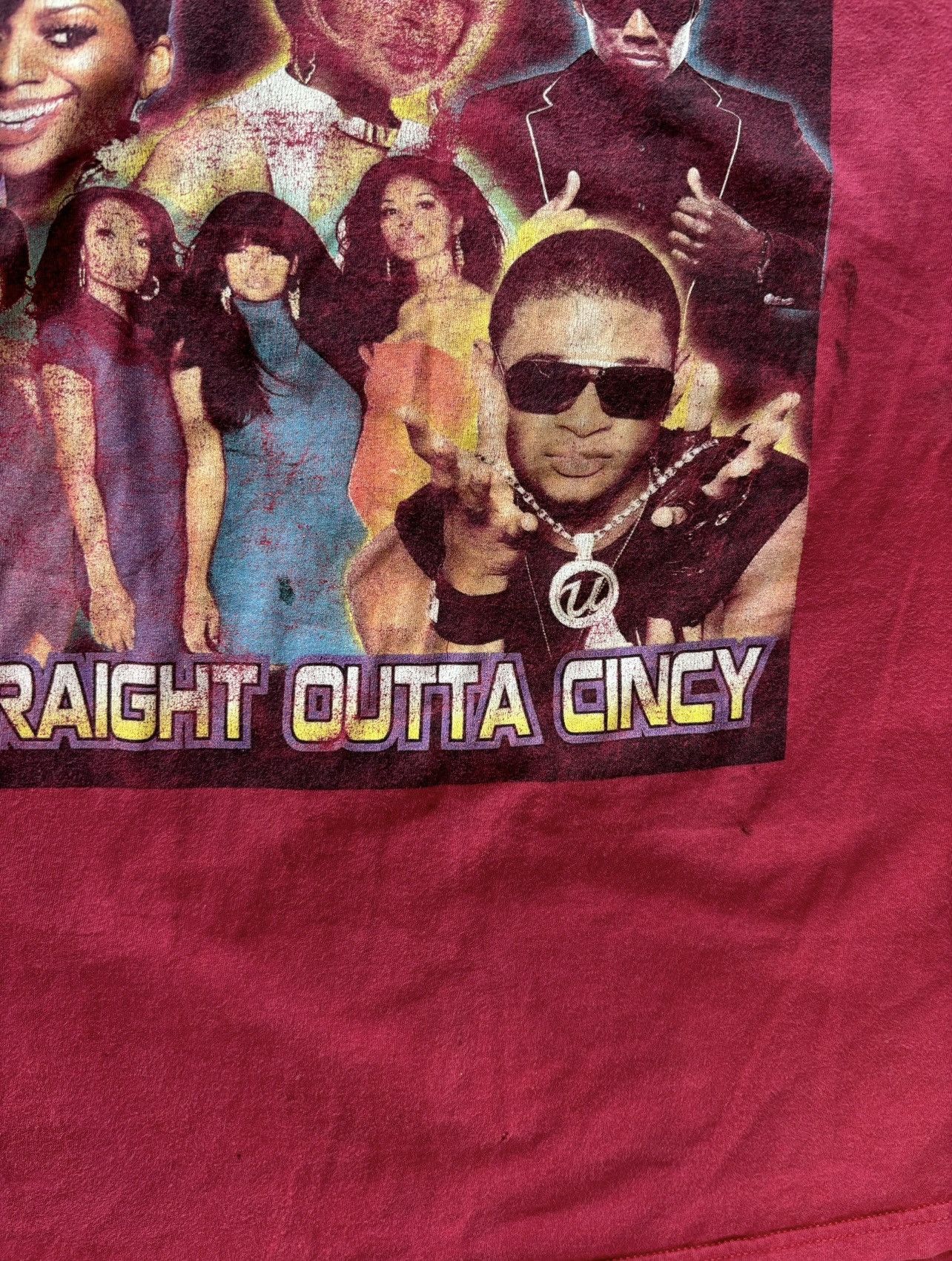 Vintage Cincinnati Music Festival Usher Lineup Tee Medium Size US M / EU 48-50 / 2 - 4 Thumbnail