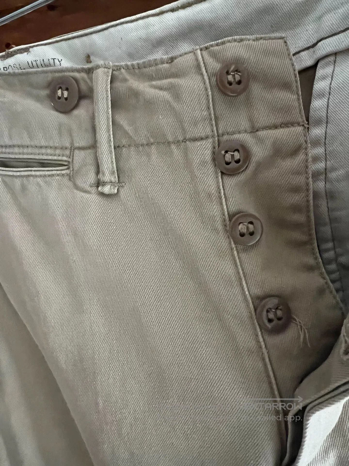 RRL Ralph Lauren RRL Classic Khaki Cargo Pants. Size US 28 / EU 44 - 4 Thumbnail