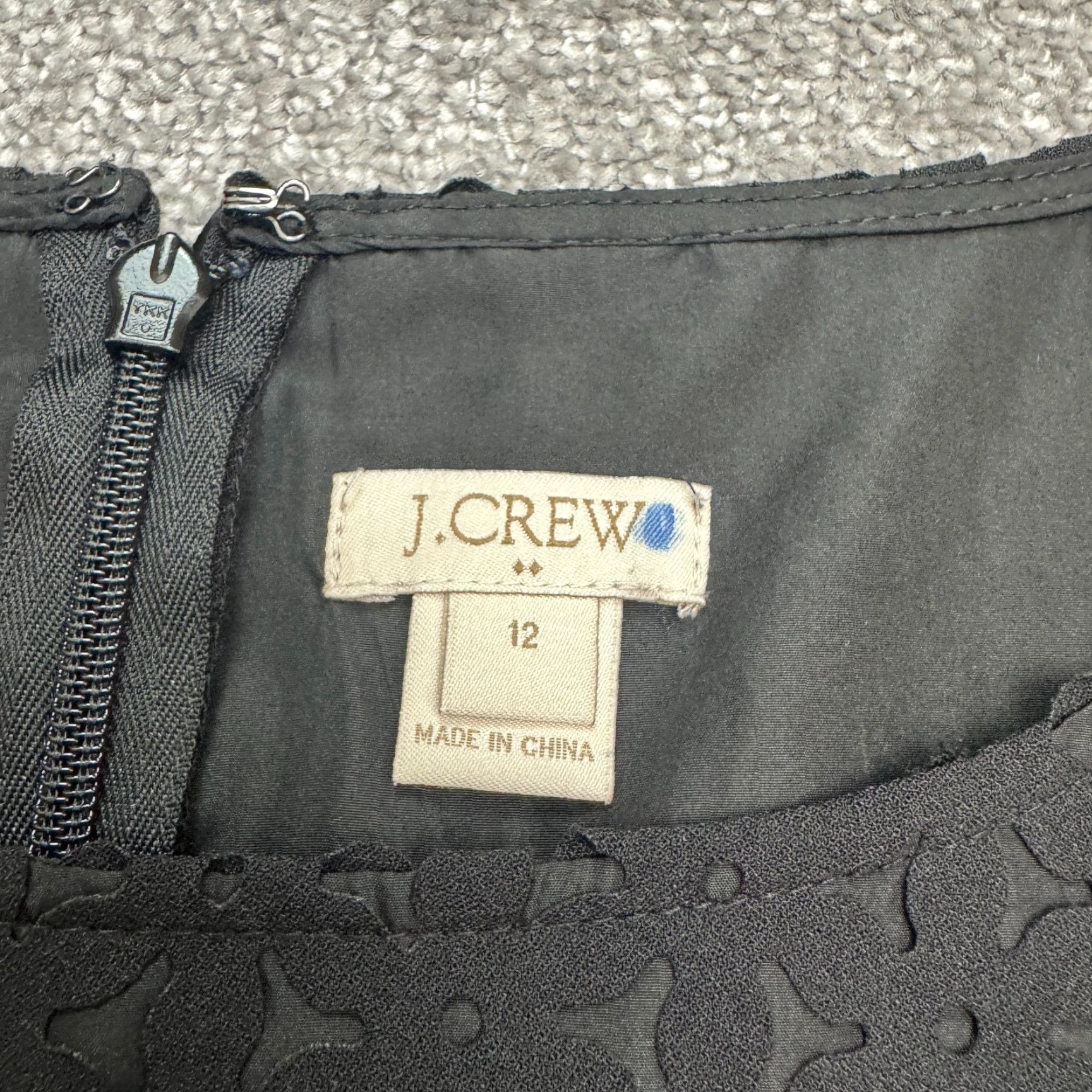 J.Crew J.Crew Dress Women 12 Black Knee Length Cap Sleeve Sheath Lacer Cut Classic Work Size XL / US 12-14 / IT 48-50 - 4 Thumbnail