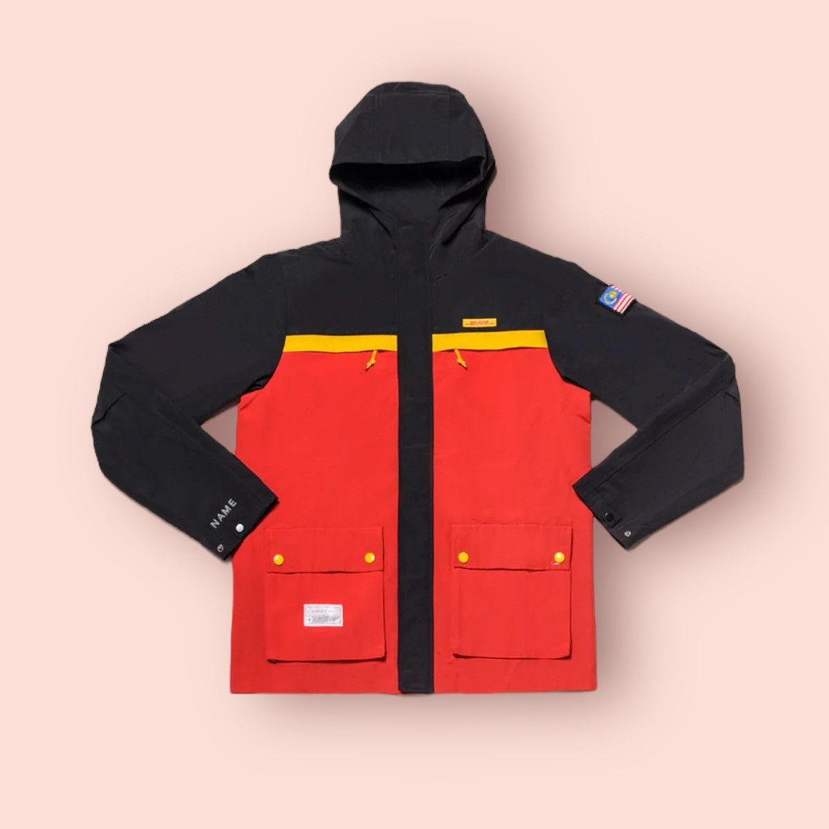 DHL × Designer LIMITED EDITION CHRISTY NG X DHL EXPRESS HOODED WINDBREAKER Size US XL / EU 56 / 4 - 5 Thumbnail