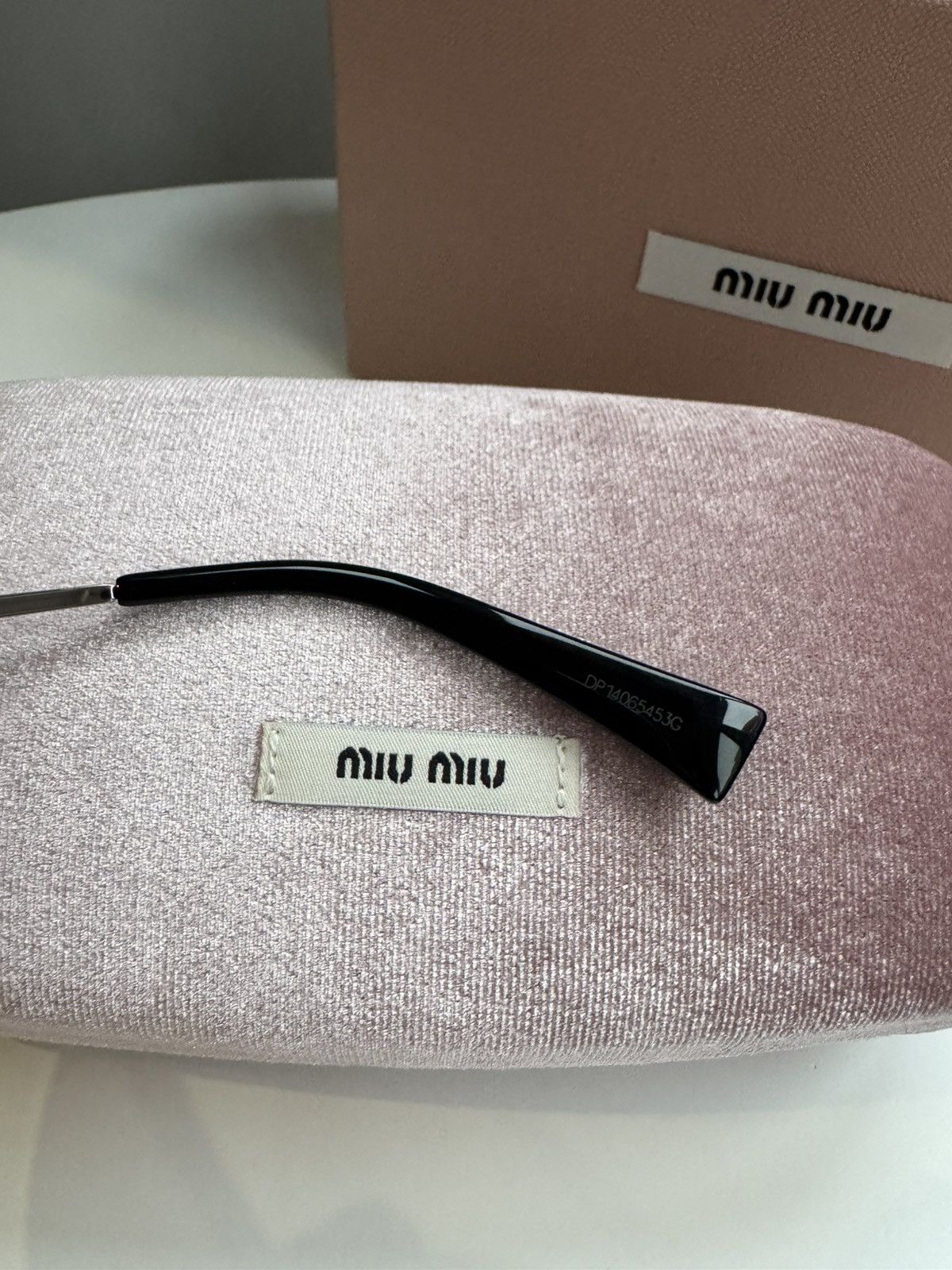 Miu Miu × Vintage NEW Miu Miu sunglasses Miu Miu MU A50S 1BC-70J Size ONE SIZE - 7 Thumbnail
