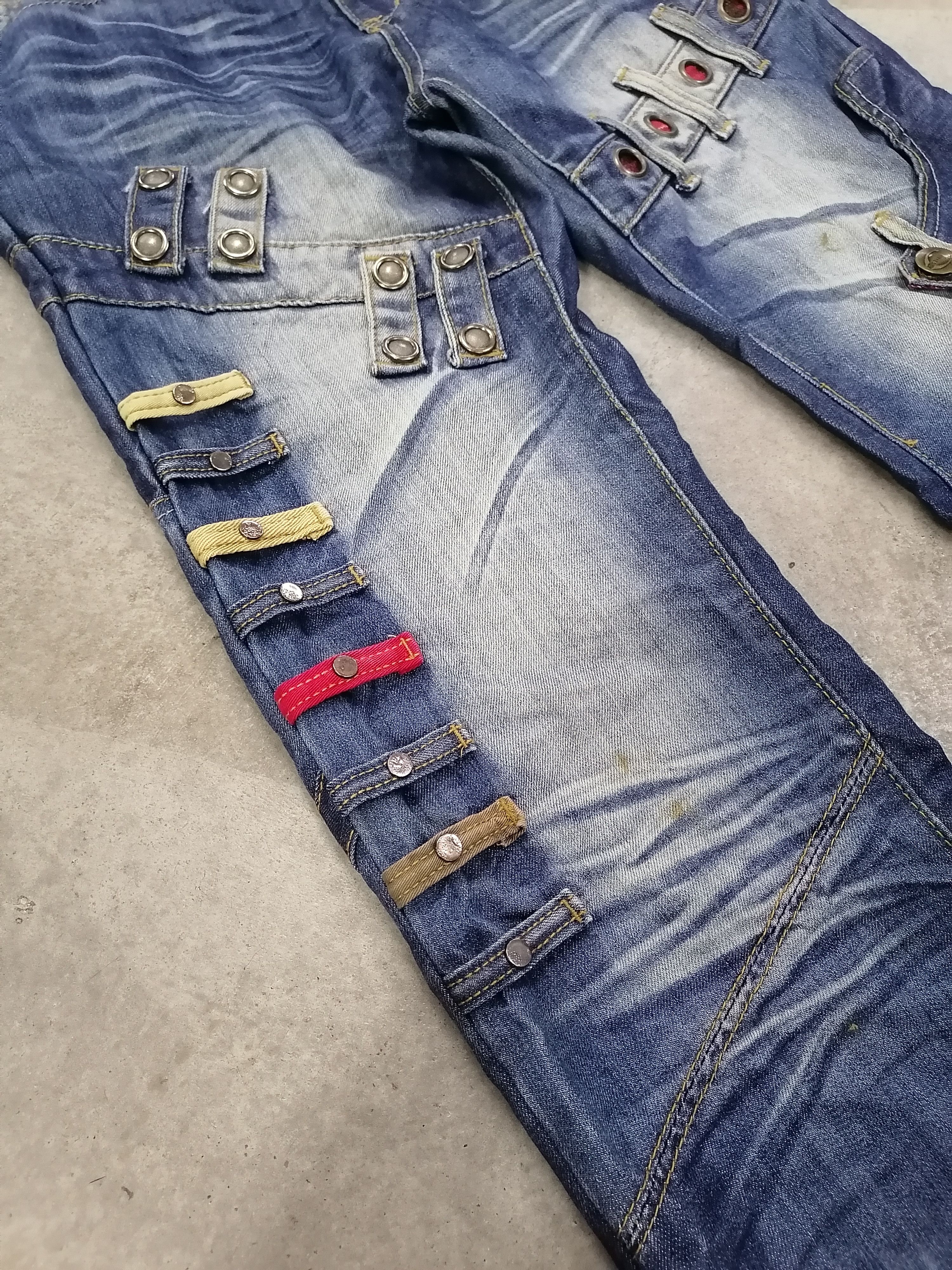 Just Cavalli × Seditionaries Seditionaries Bondage Just Cavalli Distressed Denim Pants Size US 29 - 4 Thumbnail