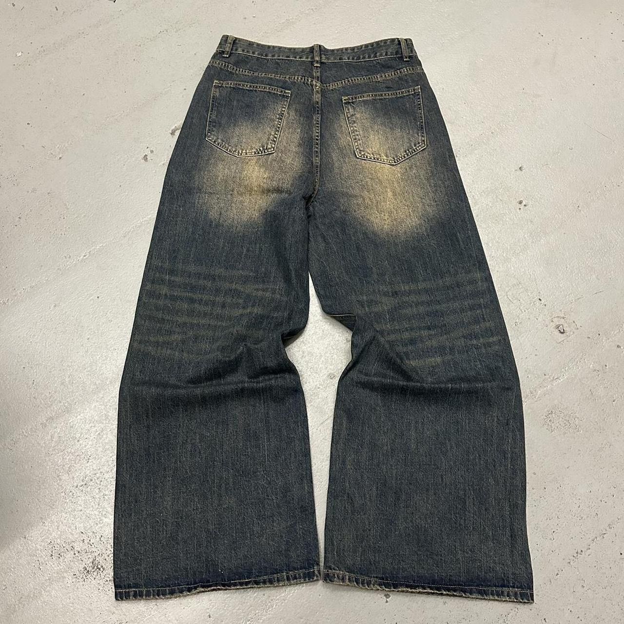 Japanese Brand Baggy desert wash denim Size US 34 / EU 50 - 2 Thumbnail