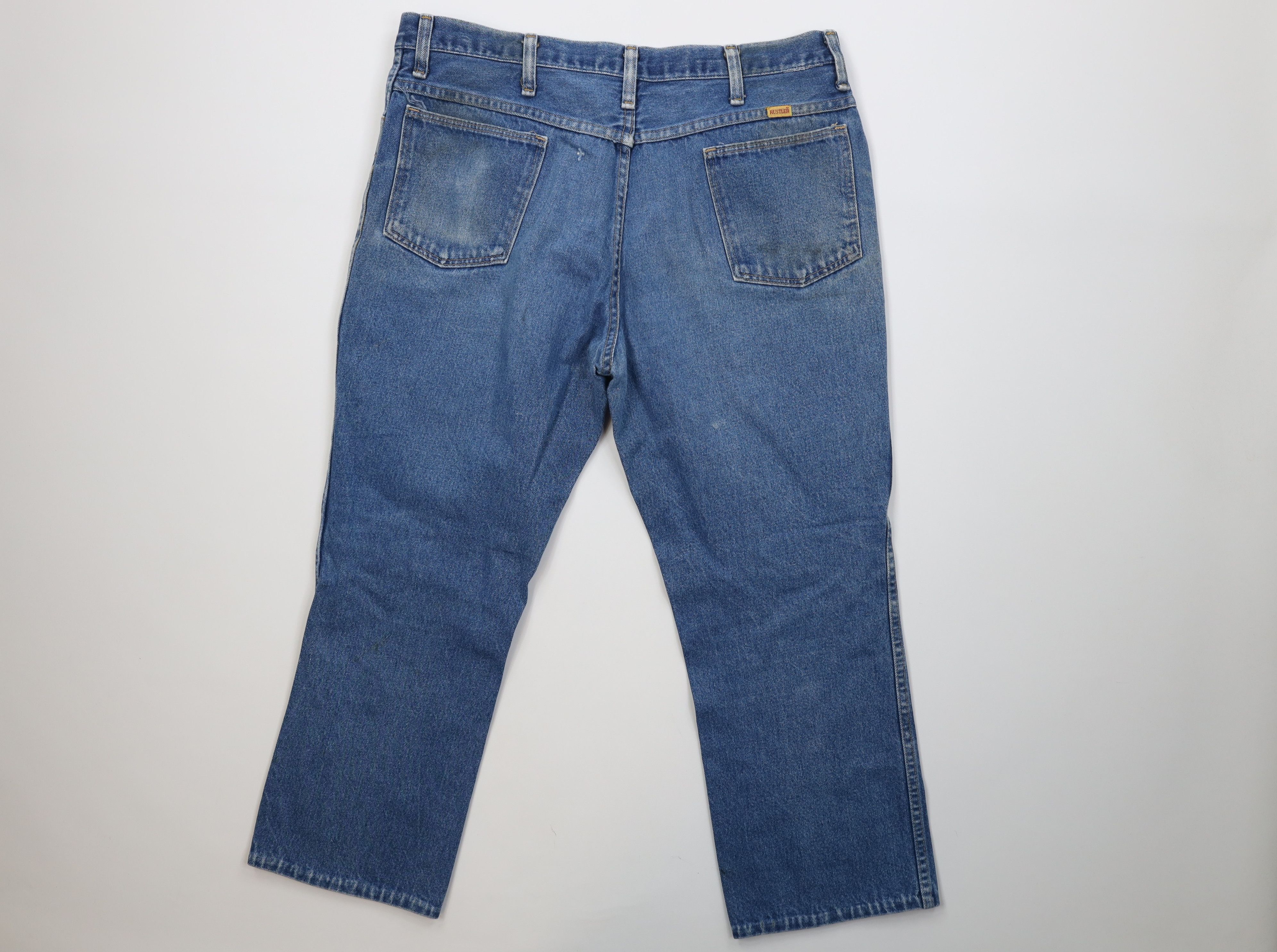Vintage Vintage 70s 80s Streetwear Wide Leg Bootcut Denim Jeans USA Size US 36 / EU 52 - 10 Thumbnail