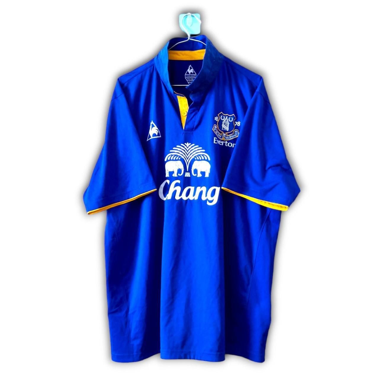 Le Coq Sportif Fc Everton England 2011 2012 Home shirt jersey Size US XL / EU 56 / 4 - 2 Thumbnail