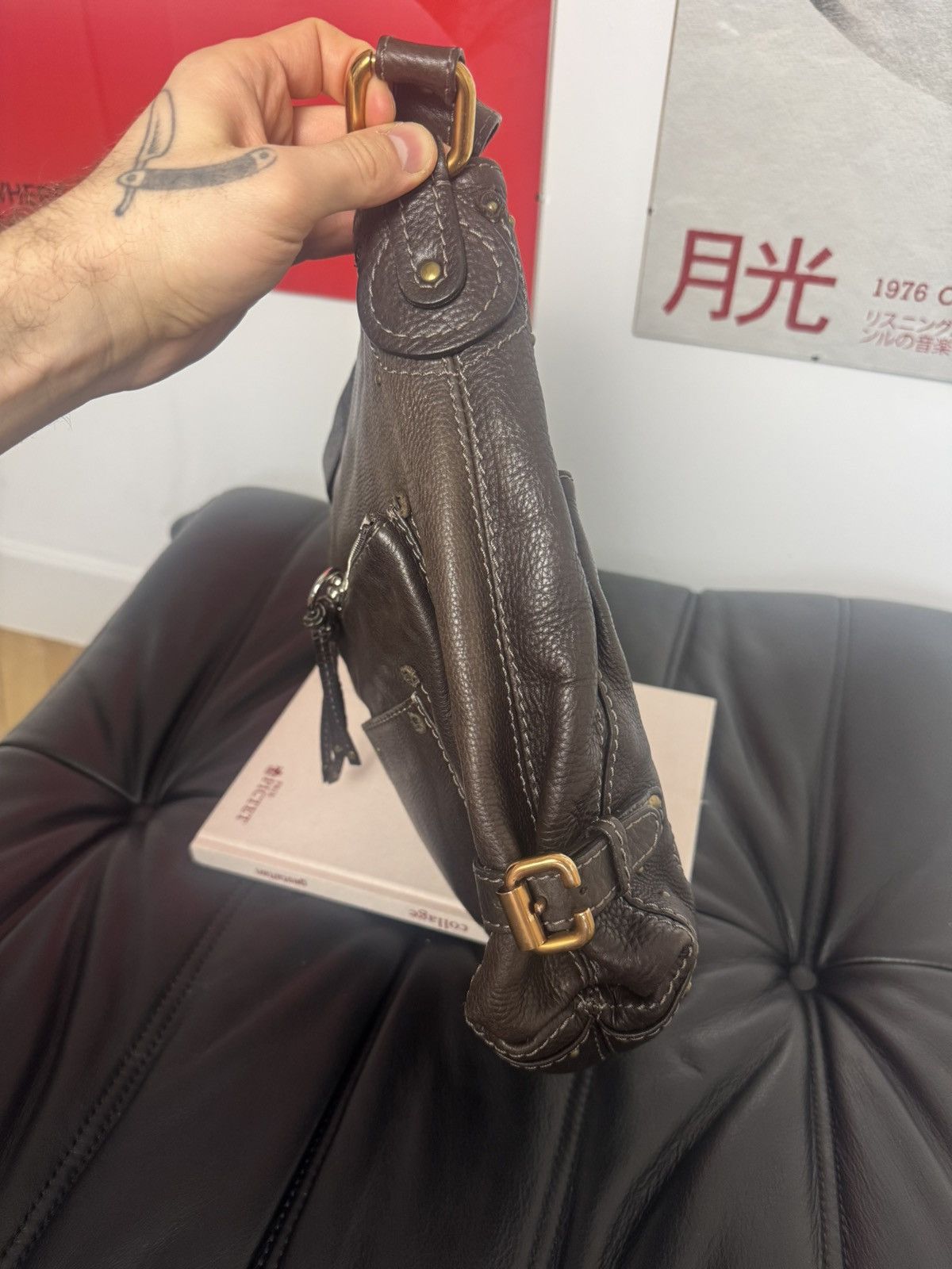 Chloe Chloé Paddington Shoulder Bag Designer Leather HighEnd Brown Size ONE SIZE - 5 Thumbnail