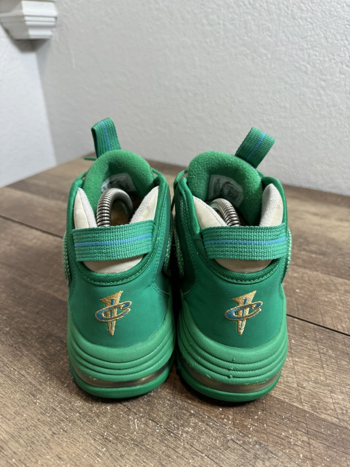Nike Nike Air Max Penny 1 Mens Size 7Y Green White Basketball Size US 7 / EU 40 - 4 Thumbnail