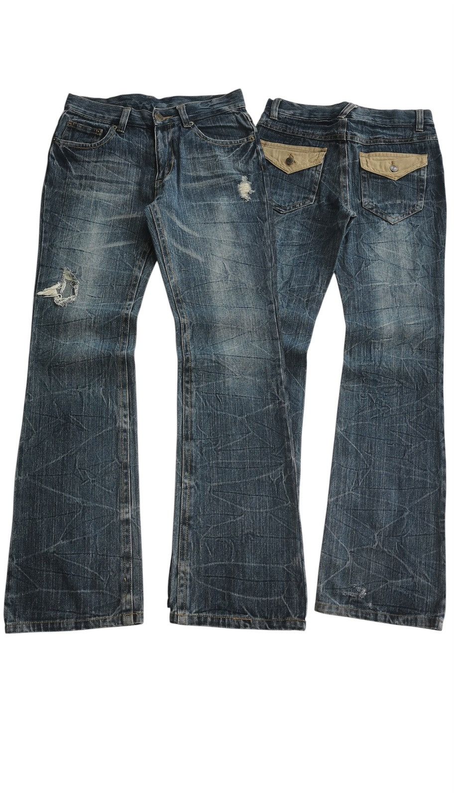 Other Unbrand Bootcut Clawmark Denim Jeans Size US 29 - 1 Thumbnail