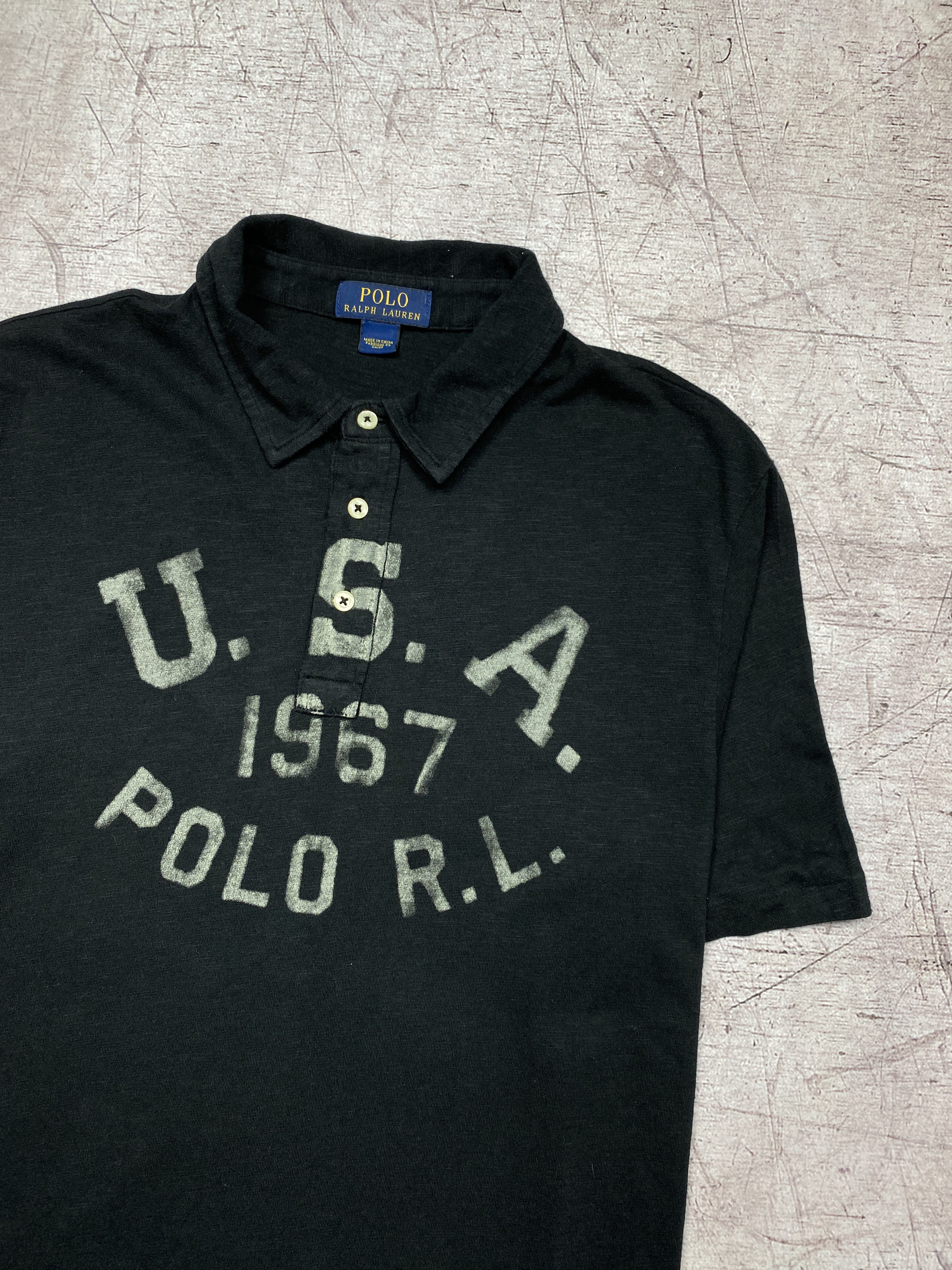 Polo Ralph Lauren Polo Ralph Lauren USA Vintage Mens Big Logo Polo Shirt Size US S / EU 44-46 / 1 - 2 Thumbnail