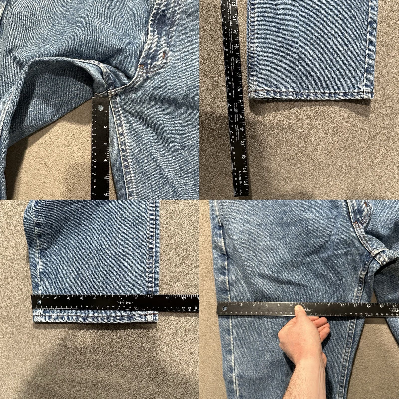 Harley Davidson Harley-Davidson Jeans 36x30 Blue Denim Boot Cut Motorcycle MotorClothes Size US 36 / EU 52 - 10 Thumbnail
