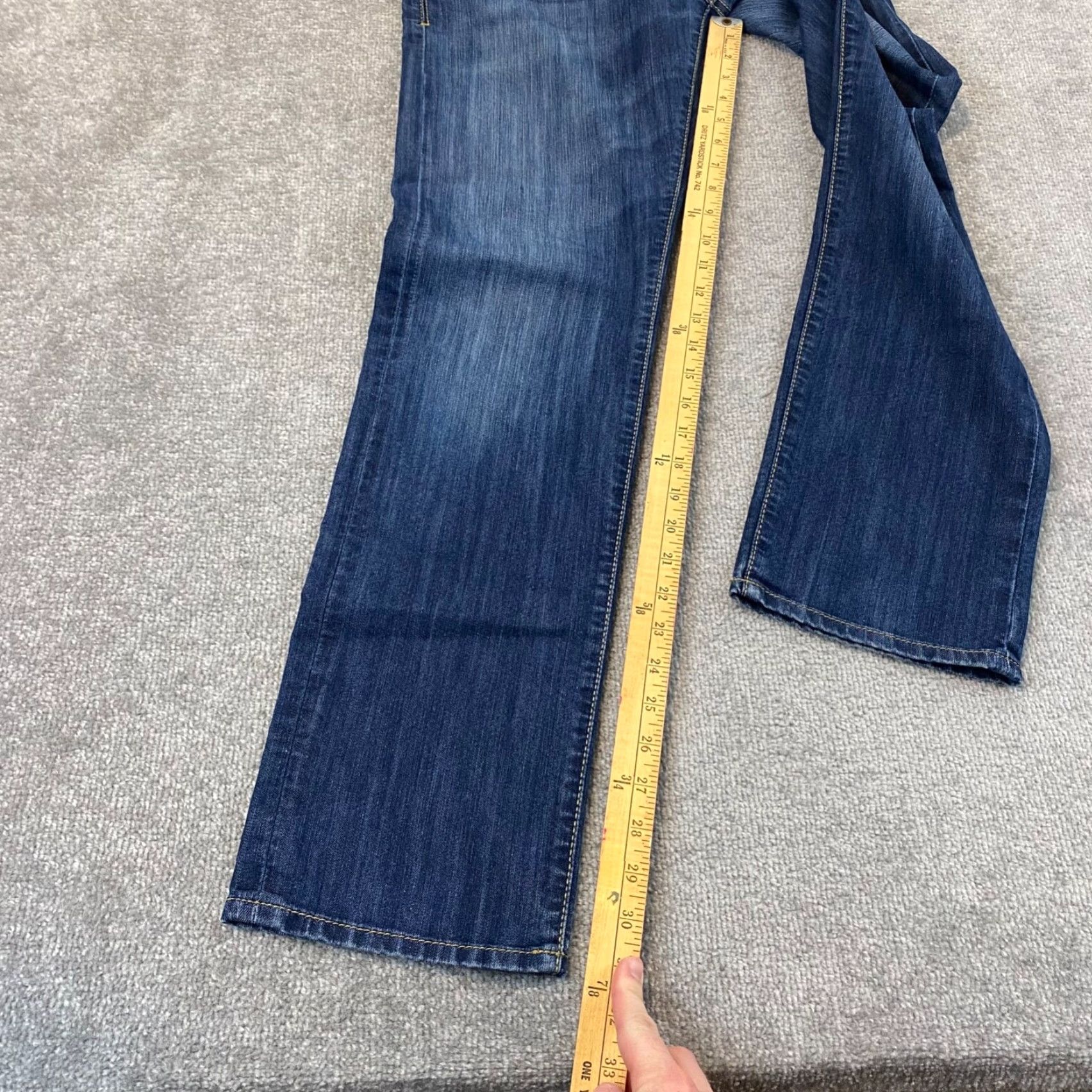 Vintage MAVI Zach Jeans Mens 30x32 Straight Leg Denim Pants Blue Medium Wash Stretch Size US 30 / EU 46 - 5 Thumbnail