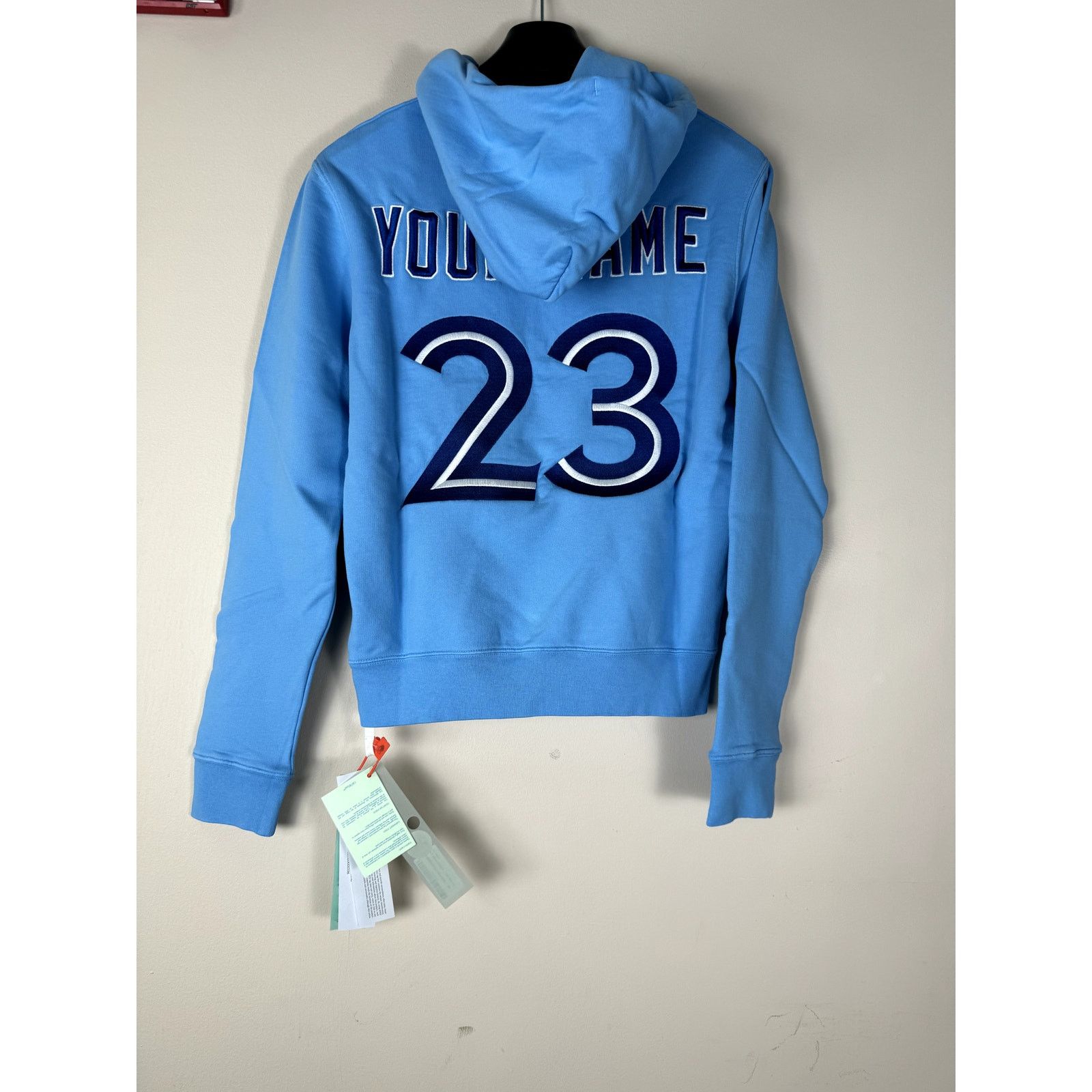Off-White o1rshd1 MLB Toronto BJ Hoodie in Light Blue Size US XS / EU 42 / 0 - 11 Thumbnail