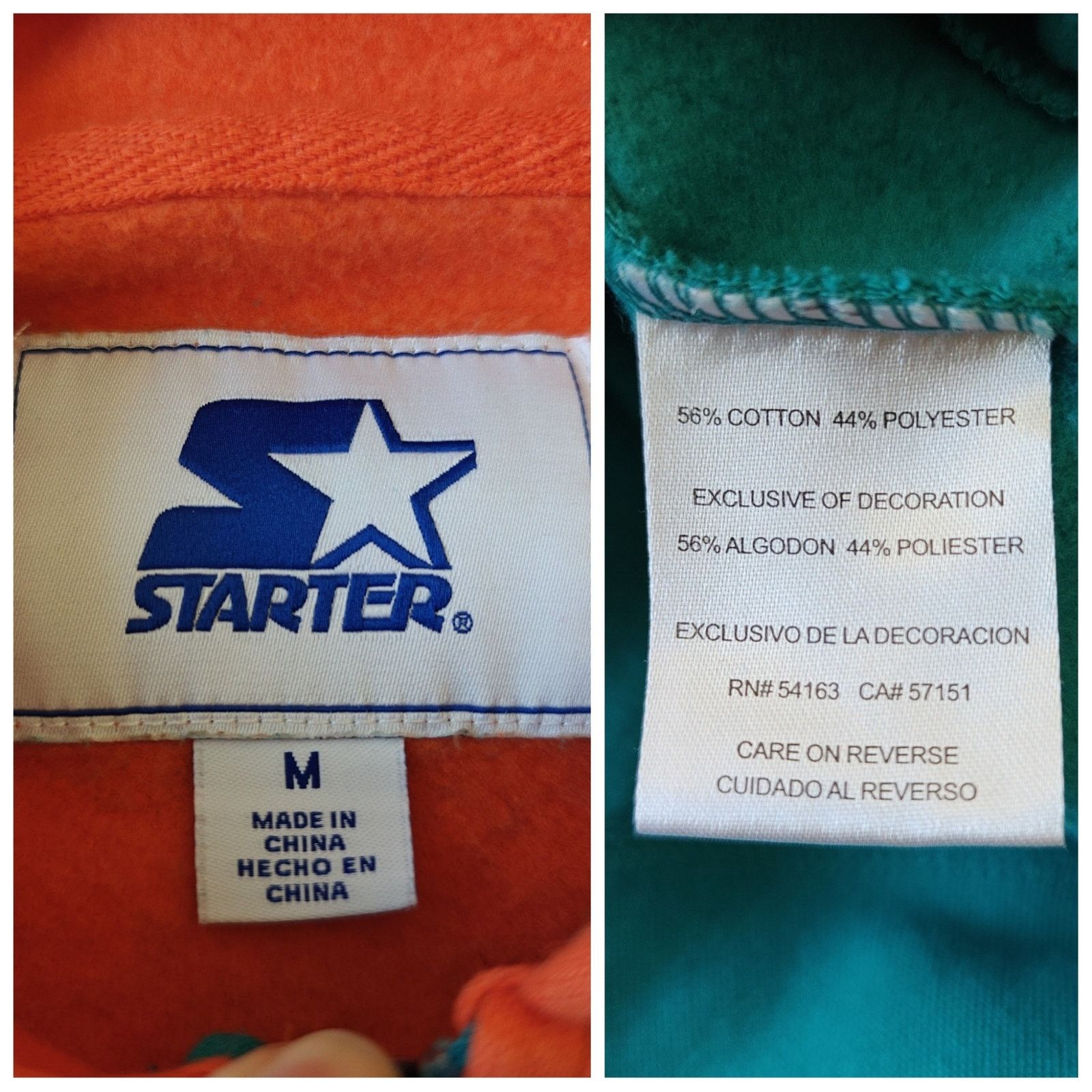 Starter NFL Aqua Miami Dolphins Extreme Full-Zip Hoodie Jacket sz M Size US M / EU 48-50 / 2 - 8 Thumbnail