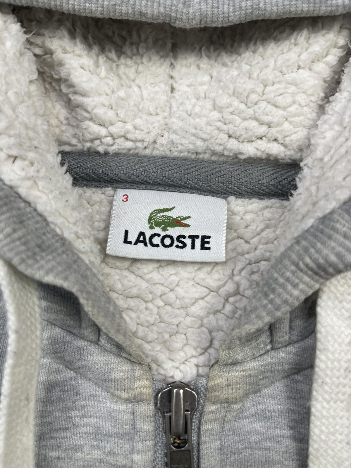 Lacoste LACOSTE SHERPA LINED ZIPPER HOODIES Size US S / EU 44-46 / 1 - 8 Thumbnail