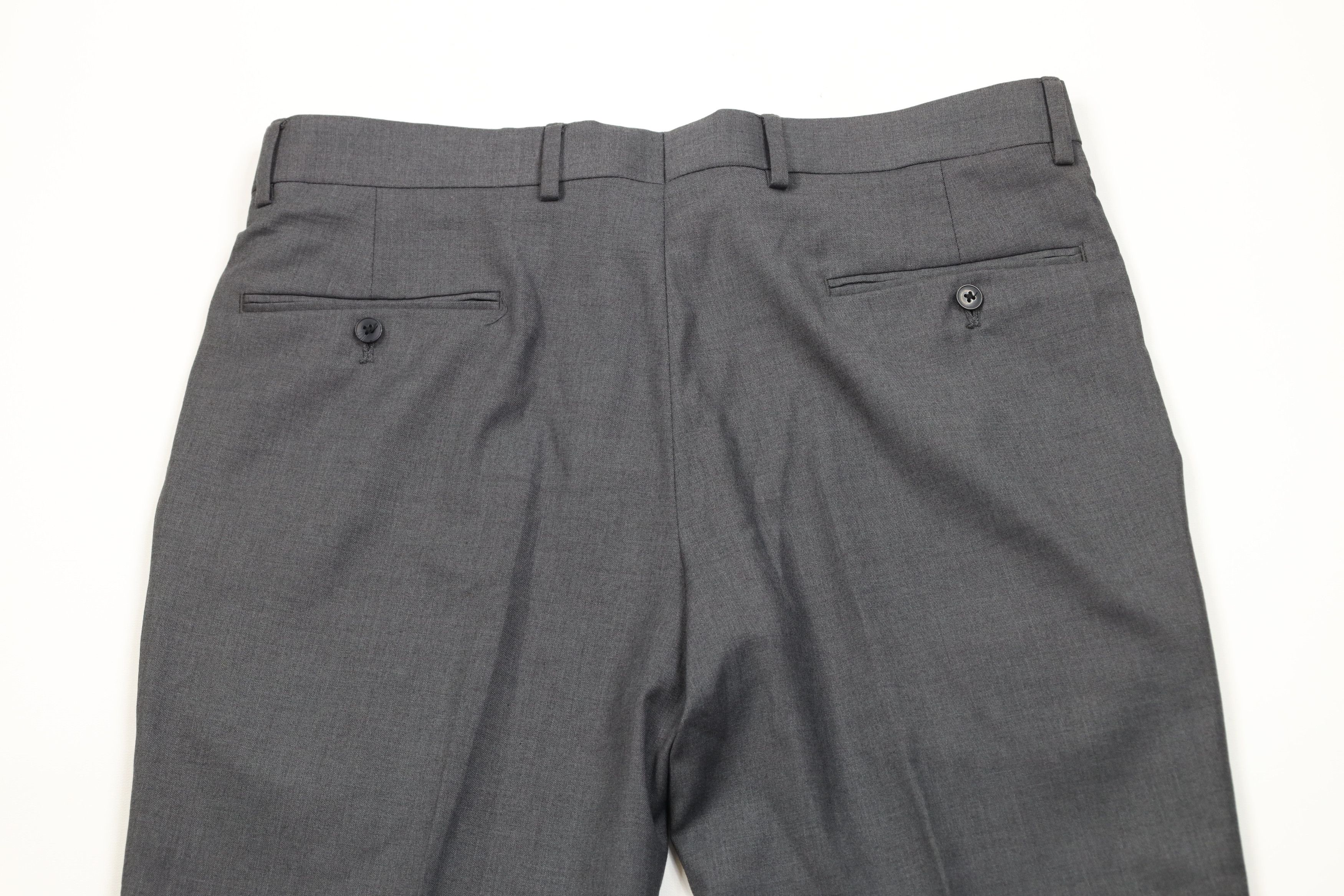 Vintage Streetwear Stretch Straight Leg Chino Pants Sharkskin Gray Size US 34 / EU 50 - 10 Thumbnail