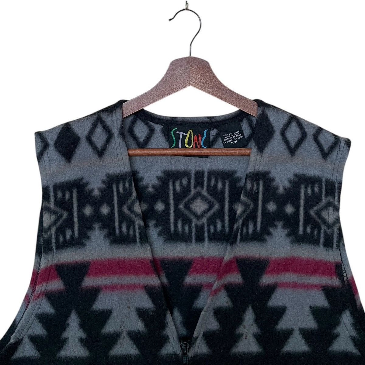 Vintage Vintage Brand Stone Navajo Vest 1990s Size US M / EU 48-50 / 2 - 7 Thumbnail