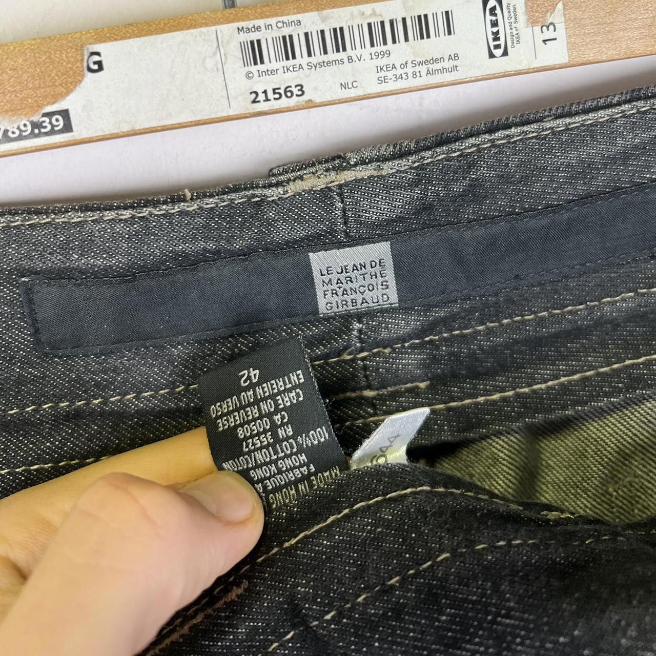 Designer Marithe Francois Girbaud Cargo Shorts - Stylish Denim Design Size US 42 / EU 58 - 5 Thumbnail