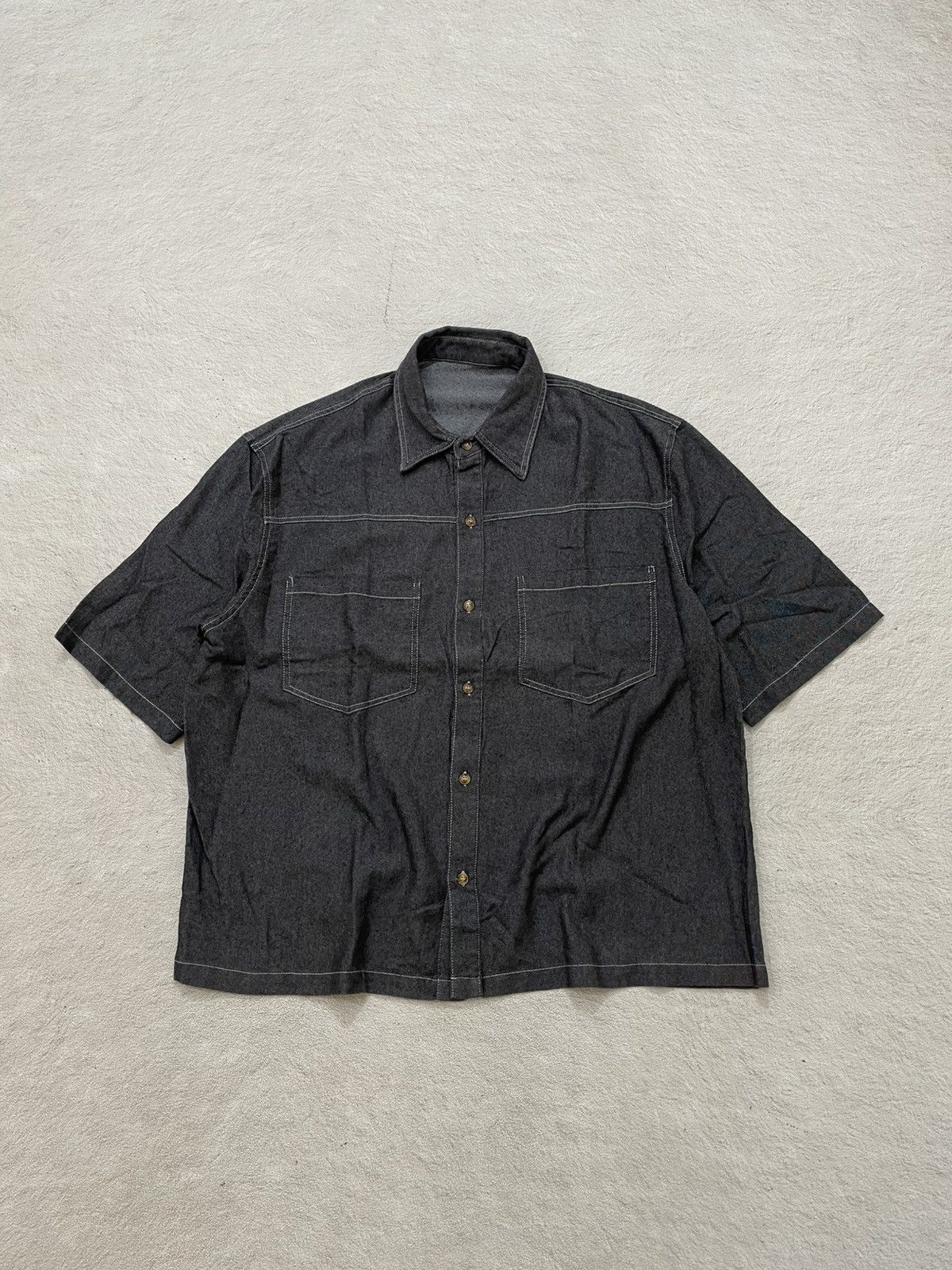 Japanese Brand 2000s Japan Brand Boxy Shirt Y2K Ifsix Hysteric PPFM LGB Size US XXL / EU 58 / 5 - 1 Thumbnail
