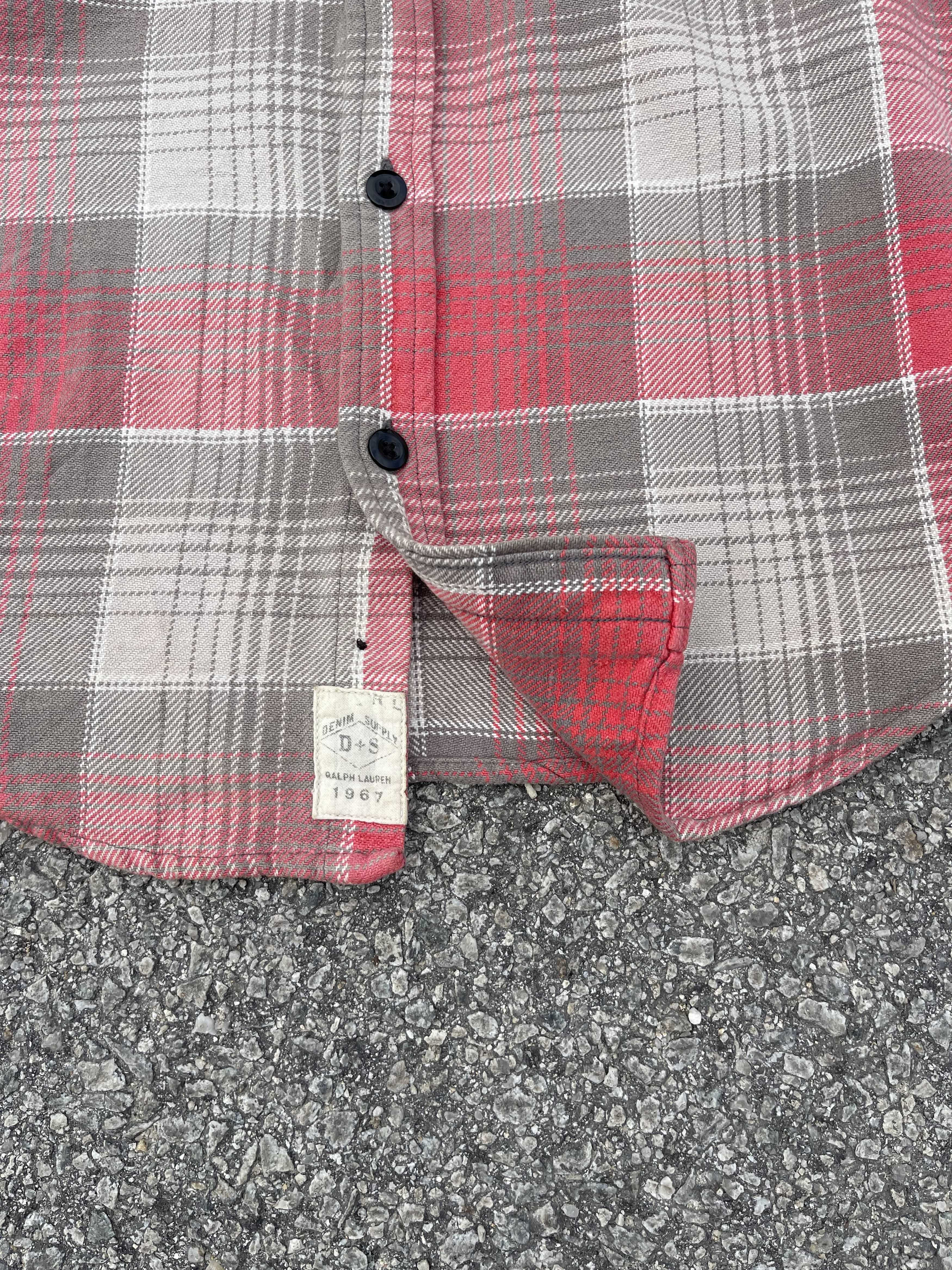 Denim & Supply Ralph Lauren Ultra Heavy Flannel Double Sided Pocket Faded sun of The Day Size US S / EU 44-46 / 1 - 3 Thumbnail
