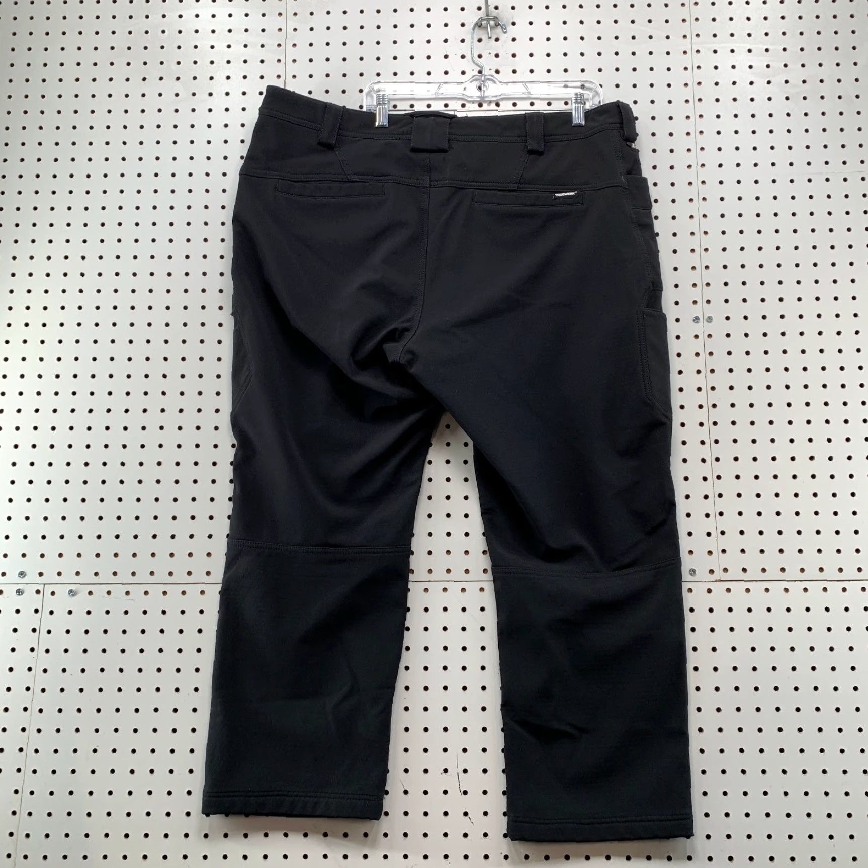 Vintage TRUEWERK Cargo Pants Black Mens Regular 42x28 Utility Work Pants with Pockets Size US 42 / EU 58 - 6 Thumbnail