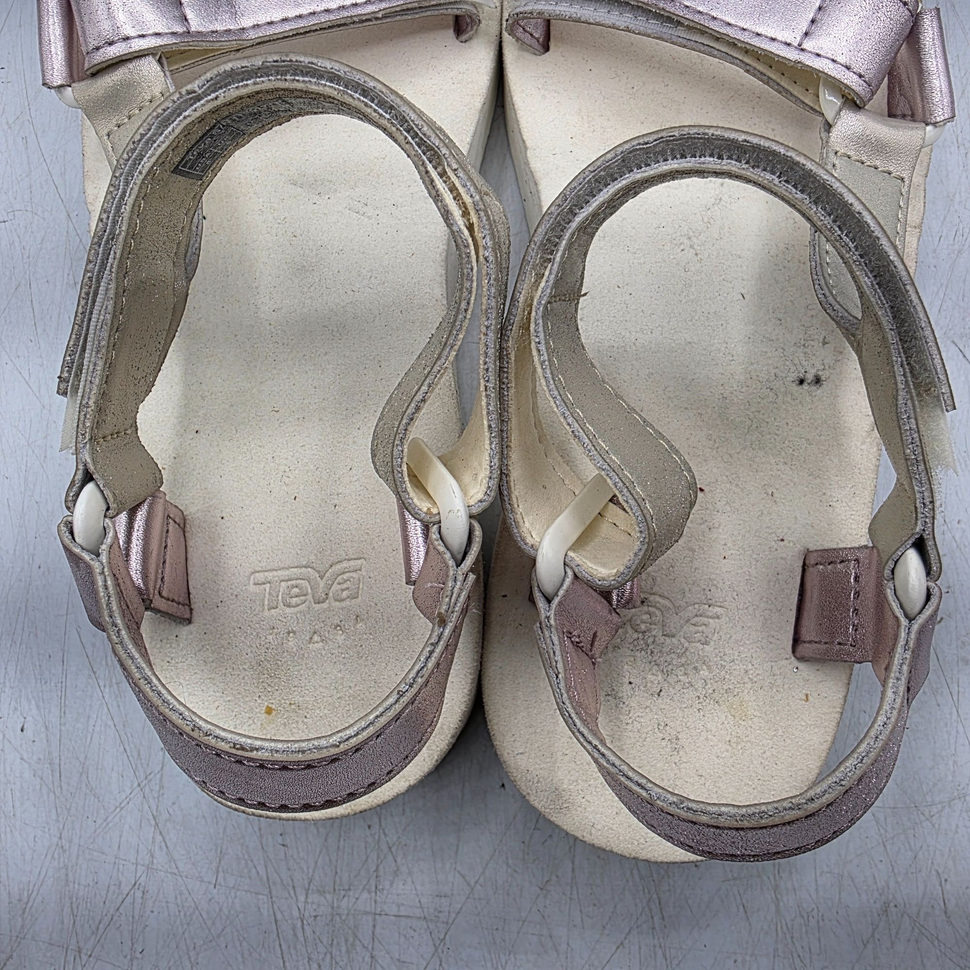 Teva Teva Flatform Womens 8 Platform Sandals Universal Metallic S Size US 8 / IT 38 - 6 Thumbnail