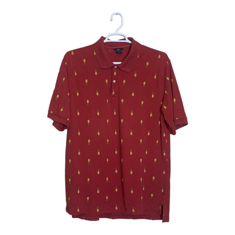 Brooks Brothers Brooks Brothers Pineapple Short Sleeve Polo Shirt size XL Size US XL / EU 56 / 4 - 6 Thumbnail