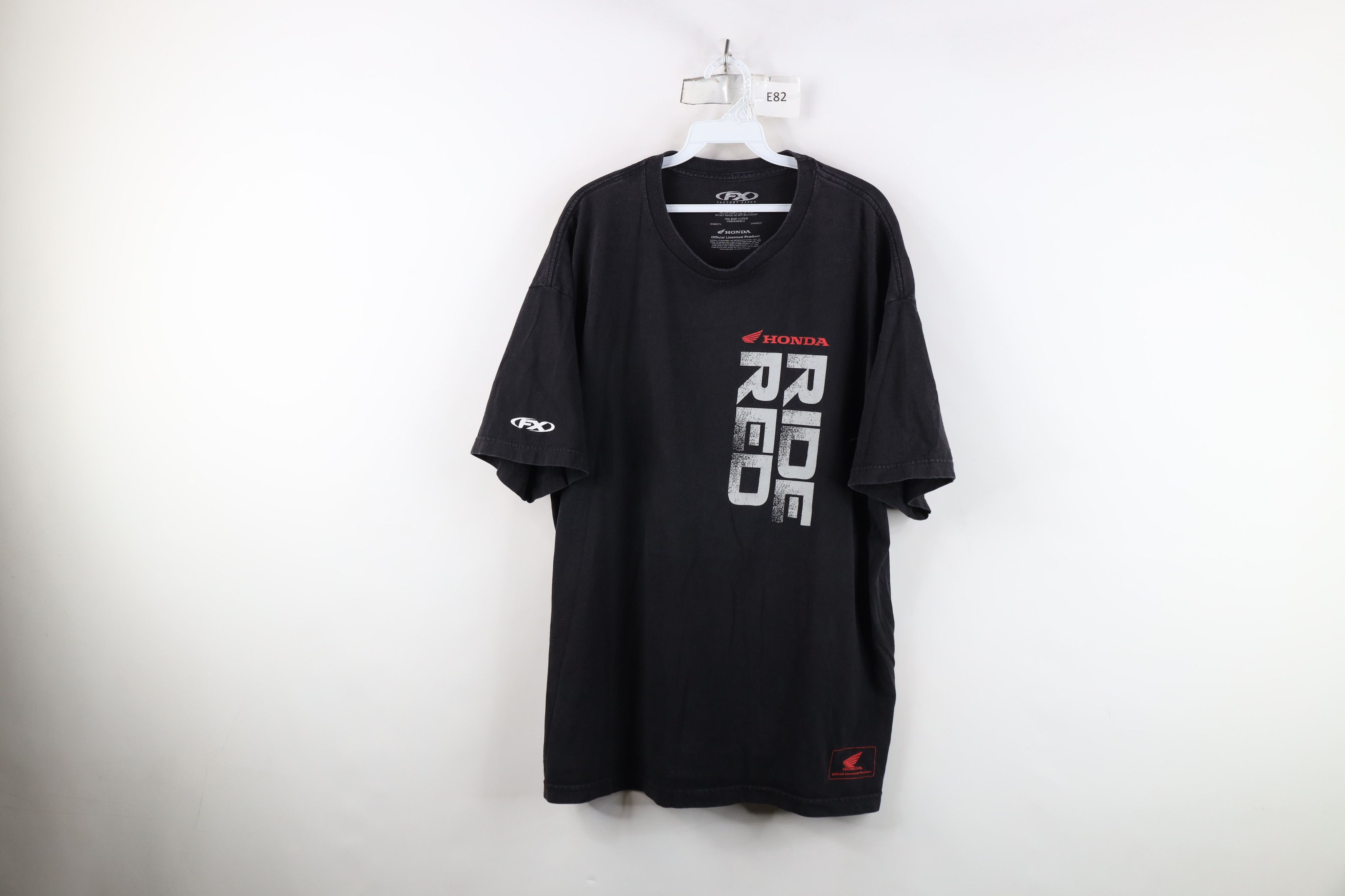 Vintage Vintage Honda Racing Spell Out Ride Red Short Sleeve T-Shirt Size US XXL / EU 58 / 5 - 1 Thumbnail
