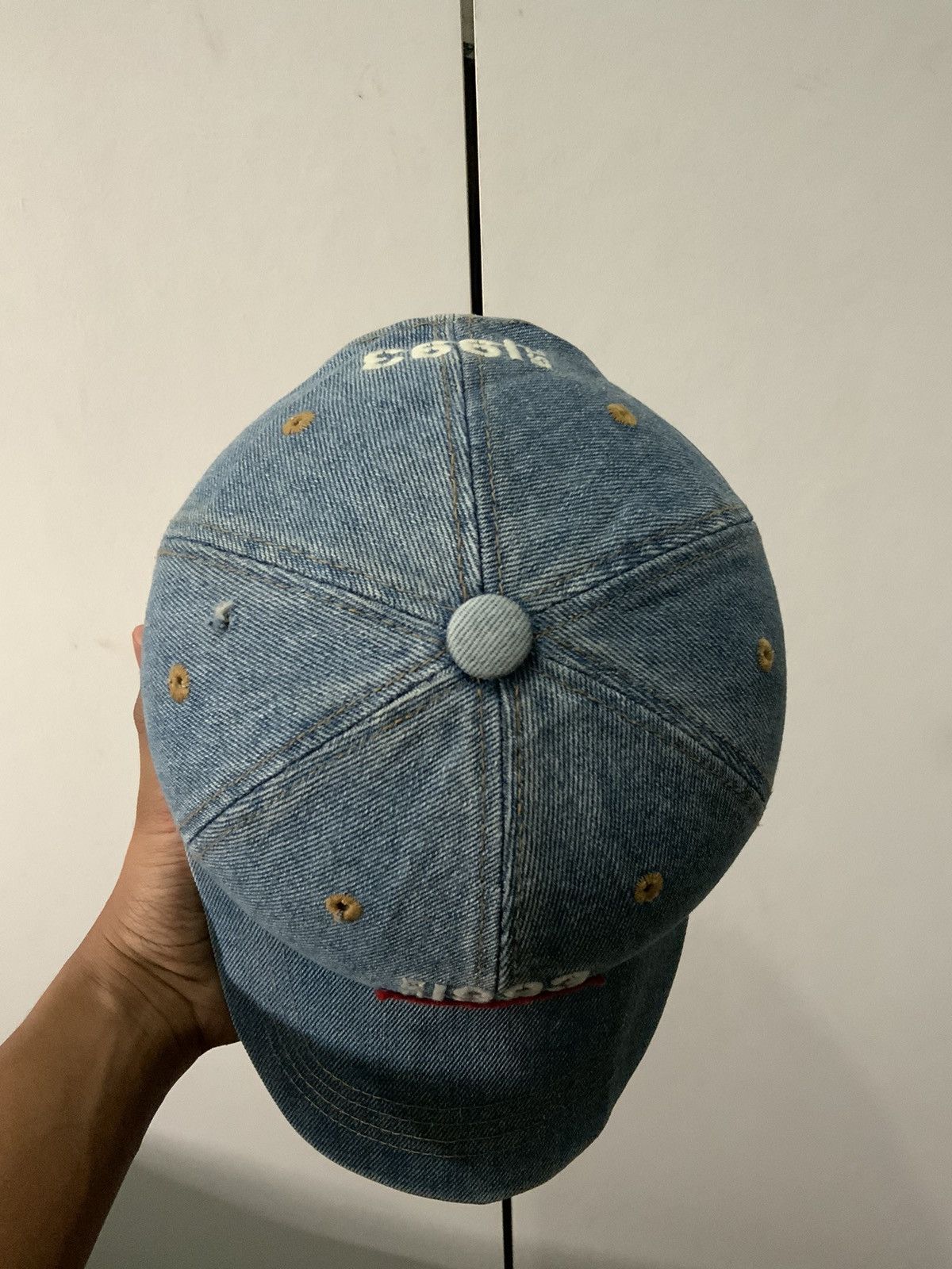 Hat Club Dosmoticusa Light Wash Denime Hat Size ONE SIZE - 6 Thumbnail
