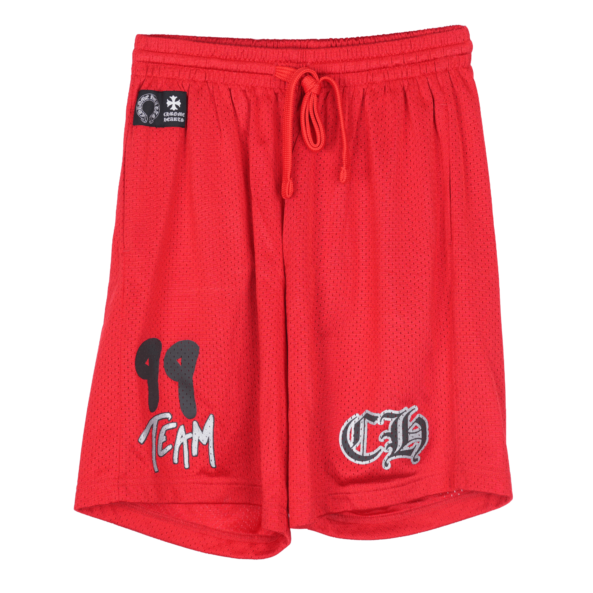 Chrome Hearts × Matty Boy Chrome Hearts Matty Boy Red Mesh Shorts
