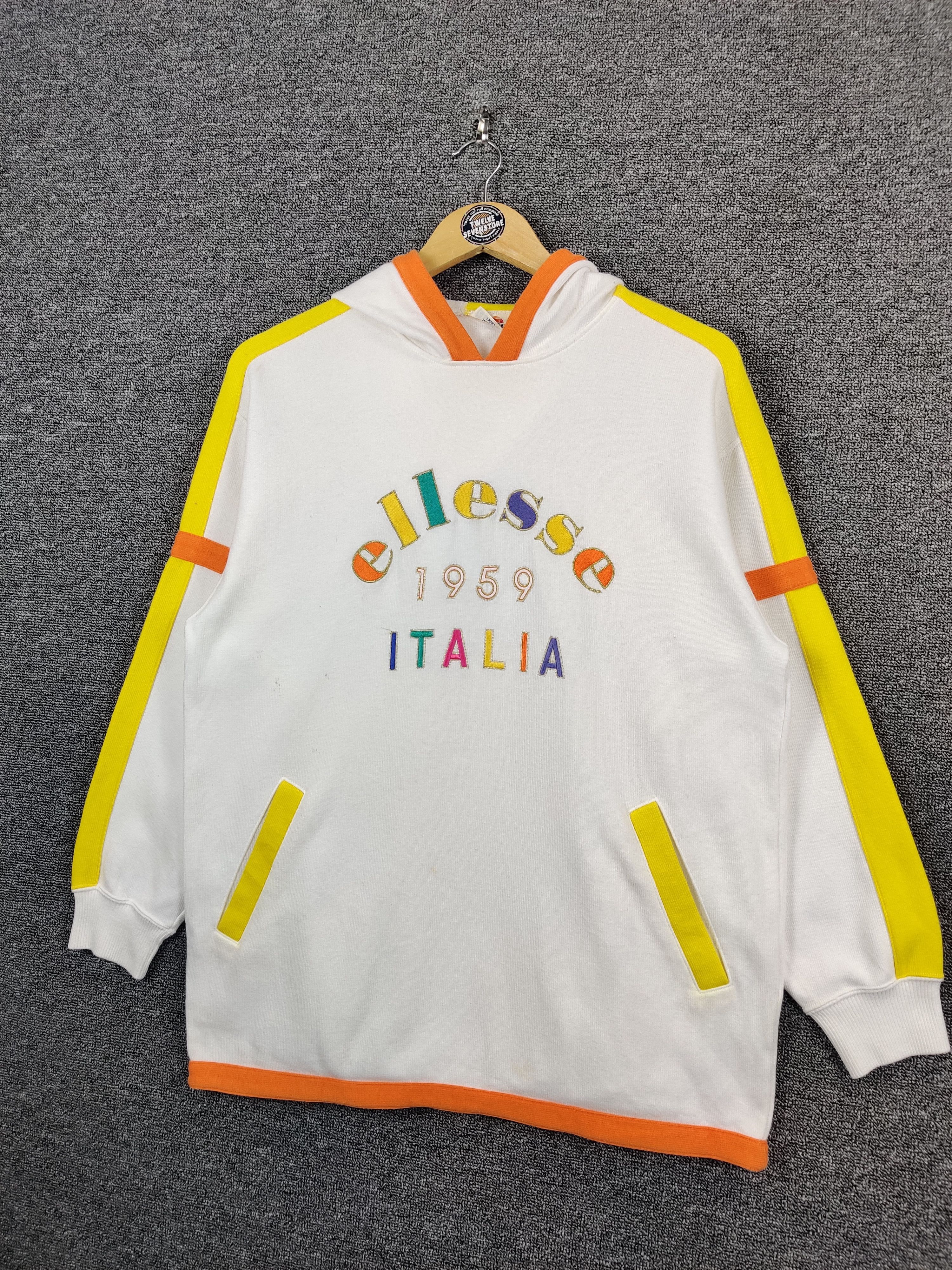 Ellesse Vintage Ellesse Pullover Sweatshirt Hoodie Size US L / EU 52-54 / 3 - 2 Thumbnail