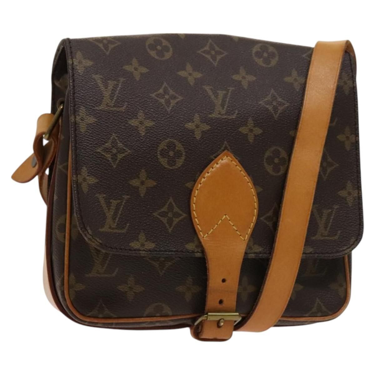 Louis Vuitton Monogram Cartouchiere Mm Shoulder Bag M51253 Lv Auth Yk17825, Women's