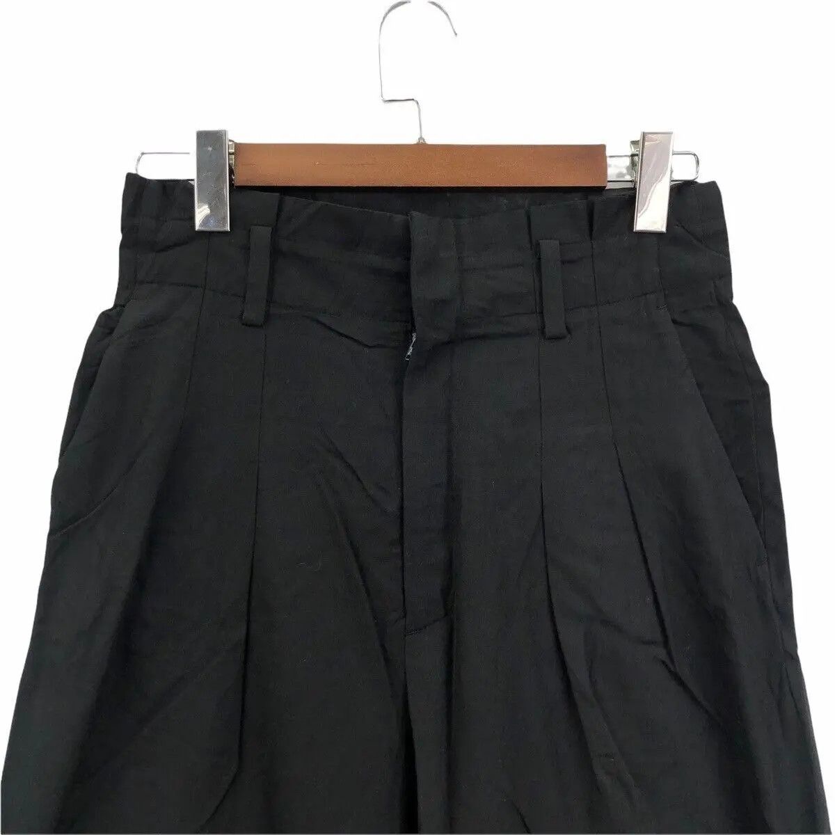 Japanese Brand EBURE JAPAN DESIGNER Low Crotch Avant Garde Pant Chino Slack Size 28" / US 6 / IT 42 - 3 Thumbnail