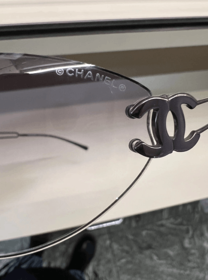 Chanel Chanel Sunglasses 4049 Rhinestone CC 4017 Rimless Vintage Size ONE SIZE - 1 Thumbnail