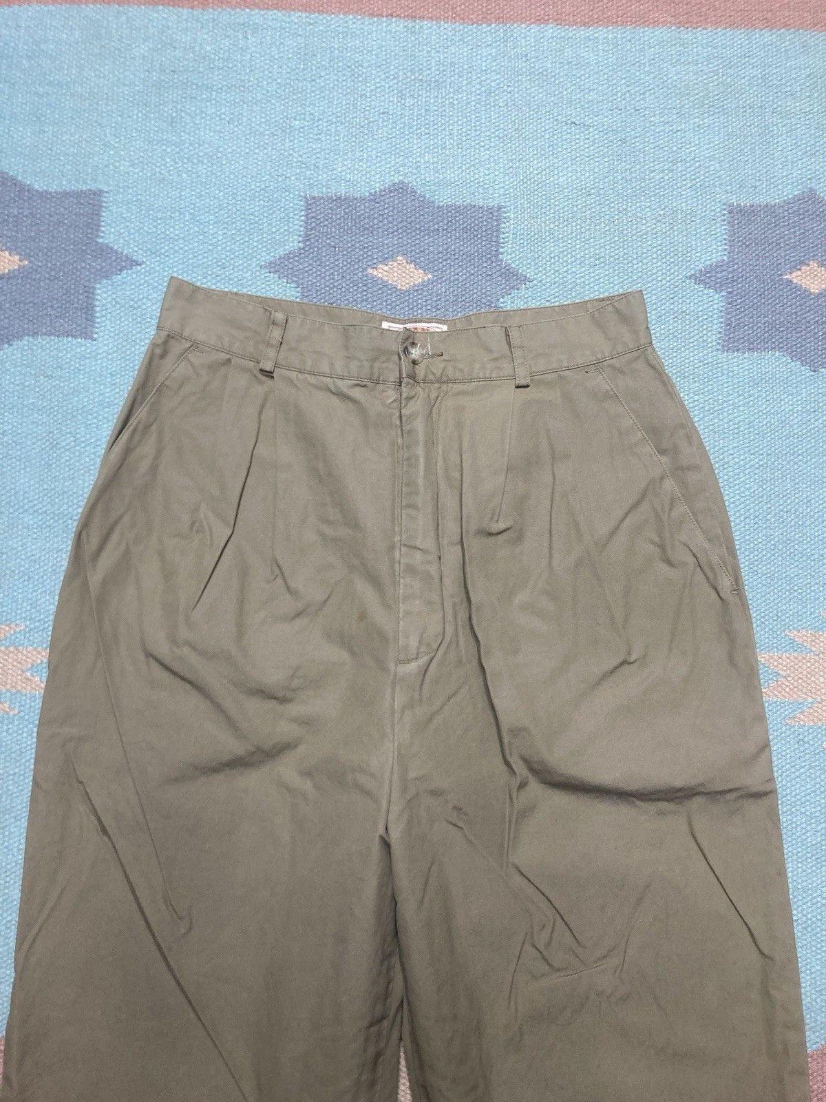 Vintage 80s banana republic cotton pants safari light womens 8 26x34 Size 26" / US 2 / IT 38 - 3 Thumbnail