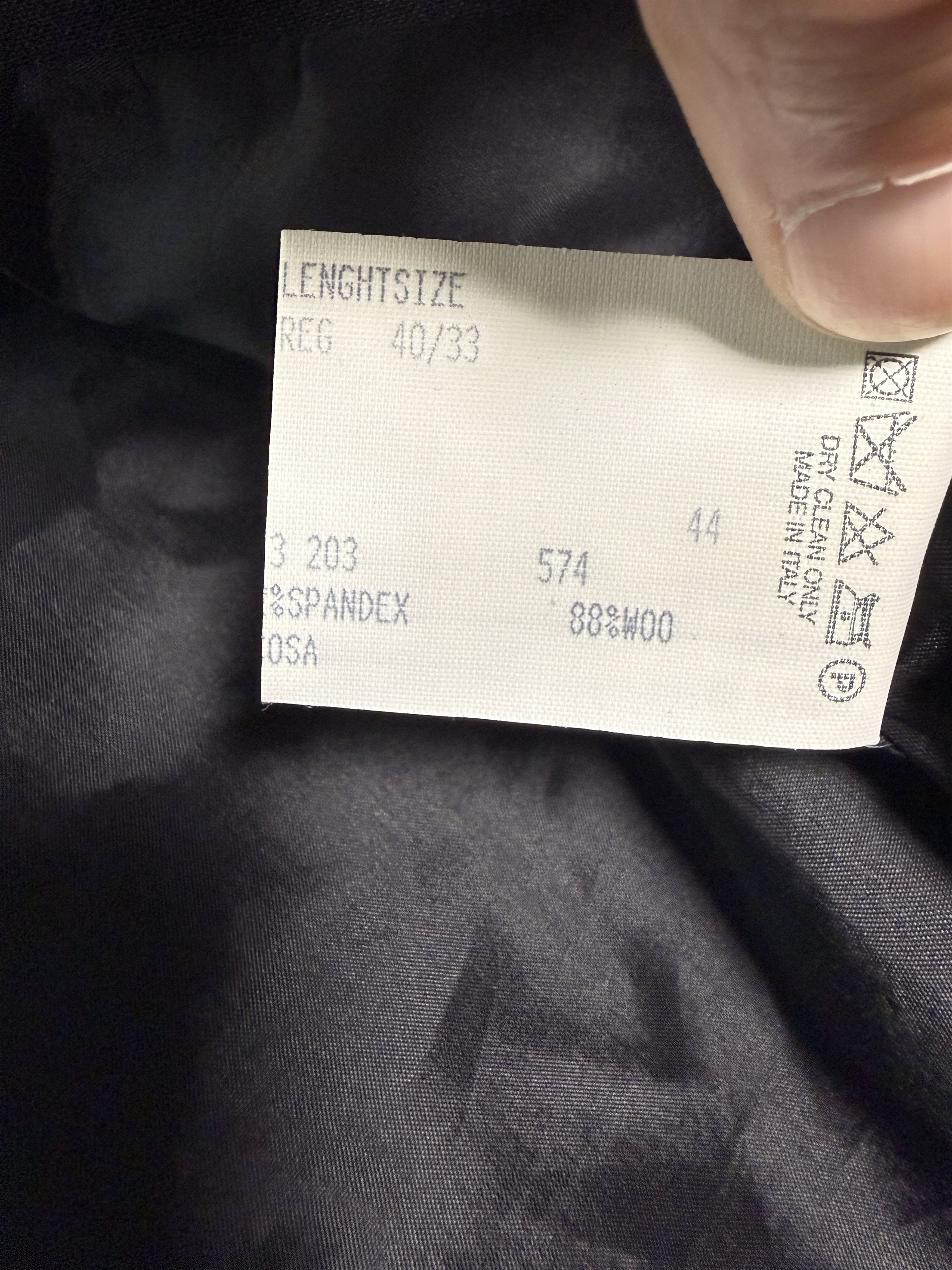 Donna Karan Donna Karan Charcoal Gray Blazer/Suit Jacket Made In Italy Size 40R - 5 Thumbnail