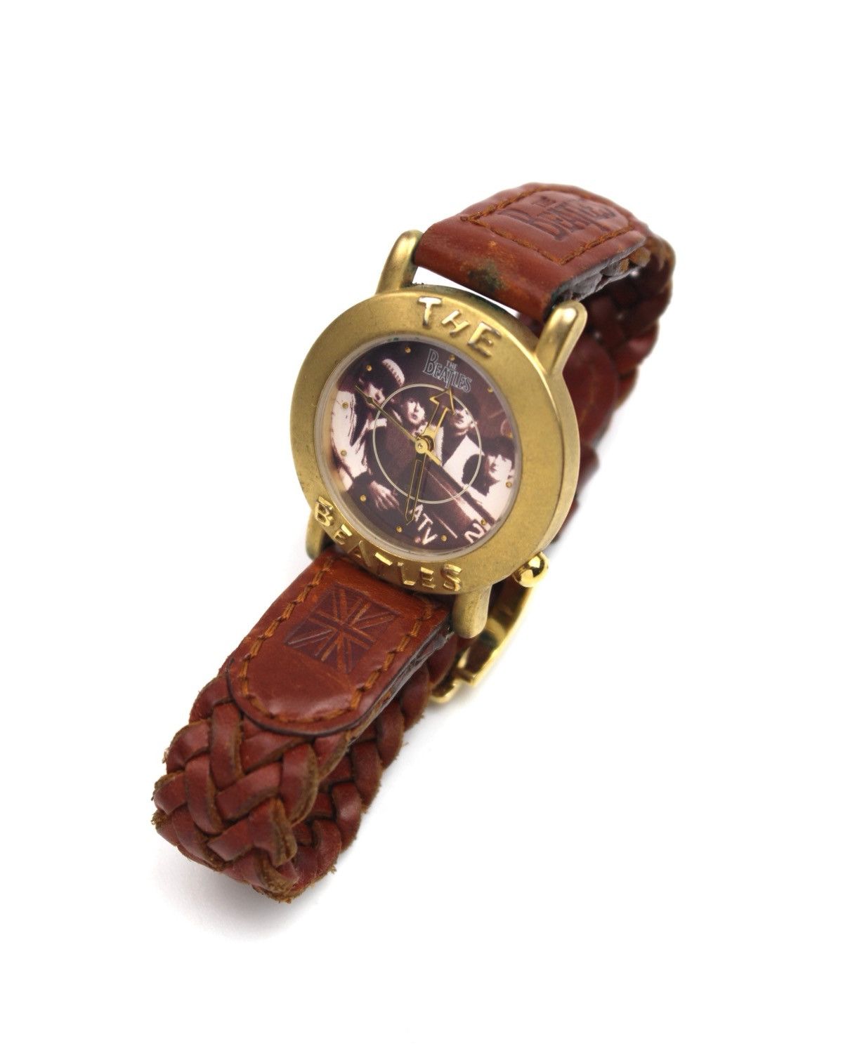 Vintage 1993 THE BEATLES 'A HARD DAY'S NIGHT' BRAIDED LEATHER WATCH Size ONE SIZE - 2 Thumbnail