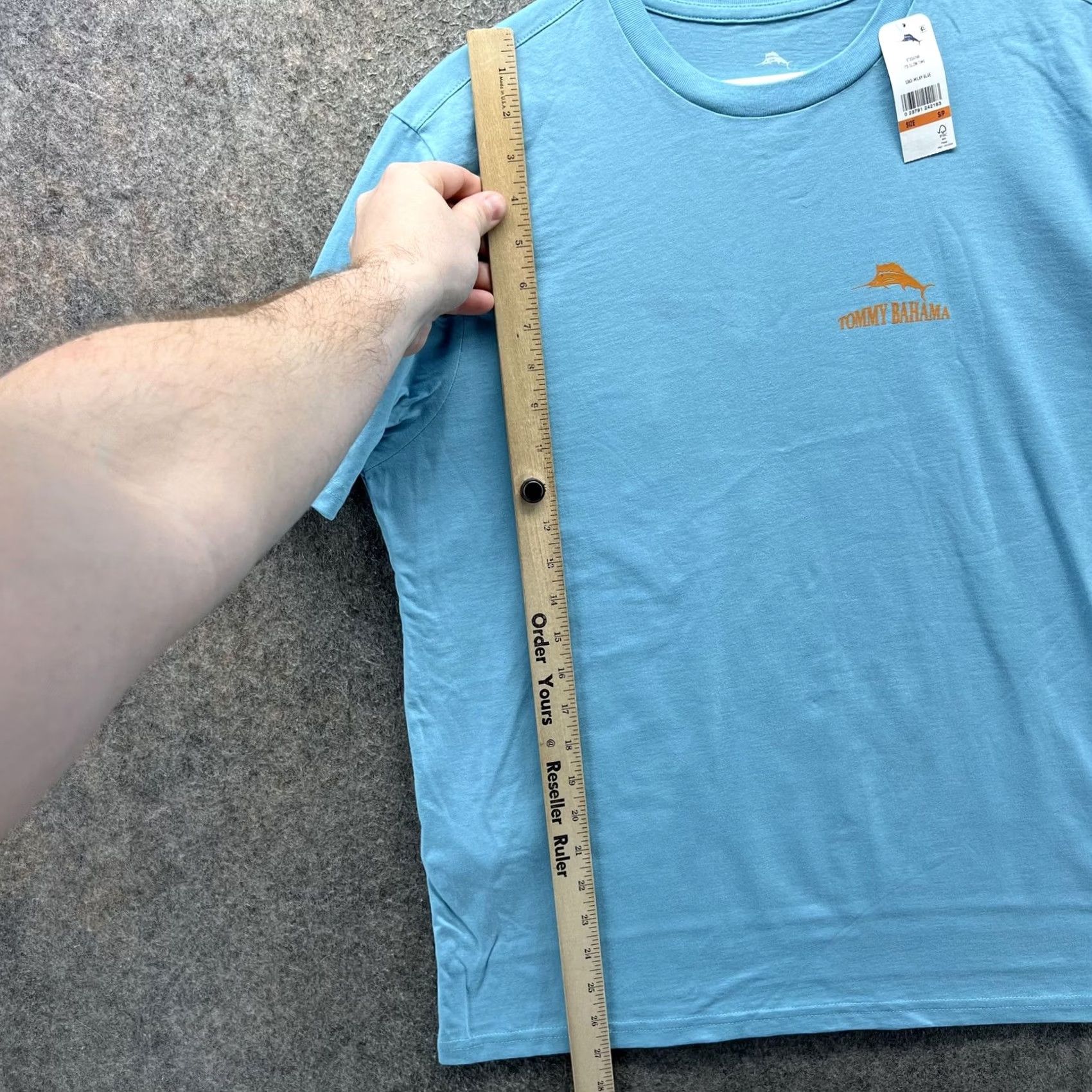 Tommy Bahama Tommy Bahama Shirt Mens Small Blue Its Glow Time Marlin Logo Graphic Tee Casual Size US S / EU 44-46 / 1 - 4 Thumbnail