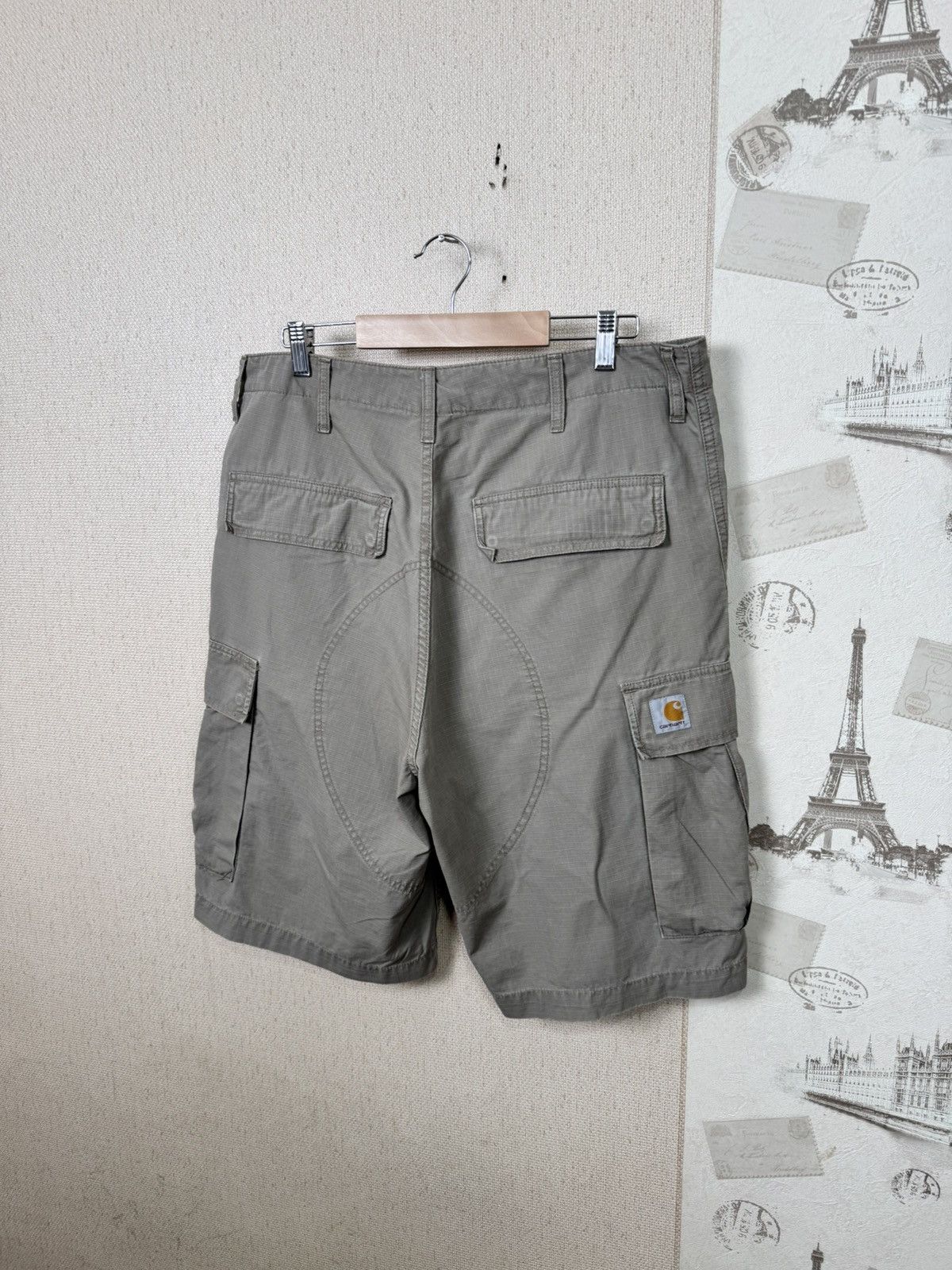 Carhartt Vintage Carhartt Bermuda Shorts Cargo Sand Streetwea 34 XL Size US 34 / EU 50 - 4 Thumbnail