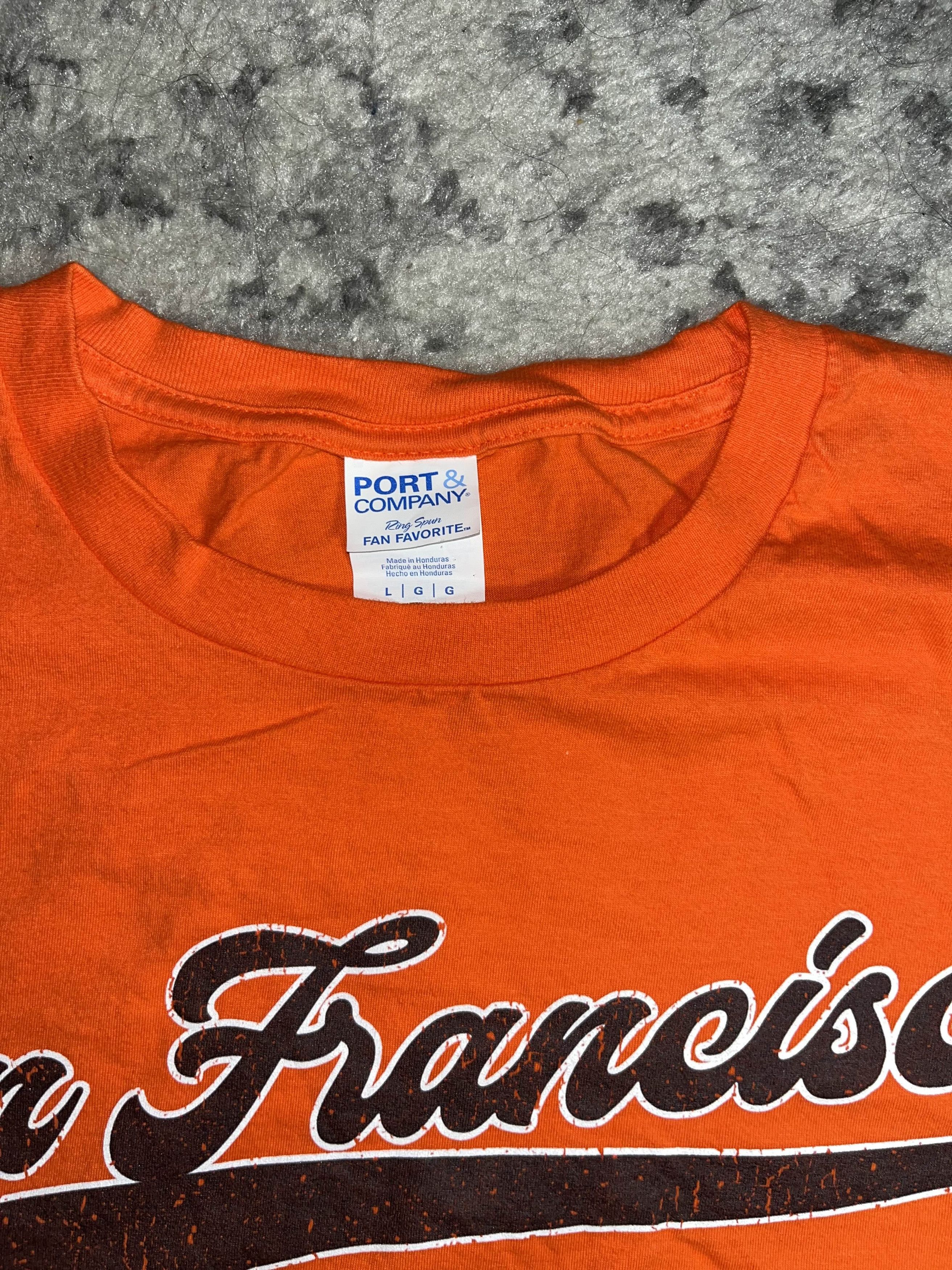 Vintage Y2K San Francisco swoosh underline Shirt Size US L / EU 52-54 / 3 - 3 Thumbnail
