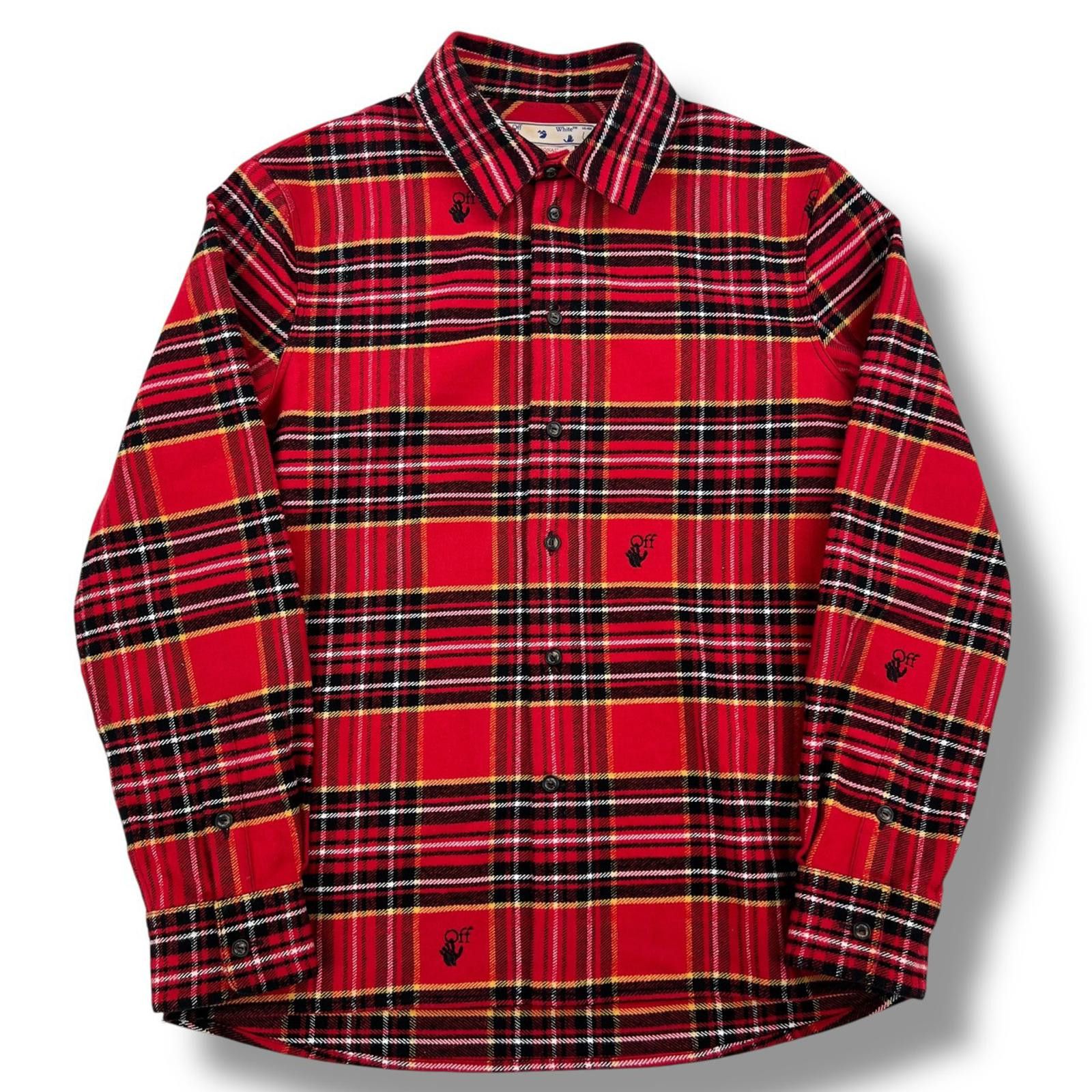 Off-White Off-White Hand Logo Plaid Shirt Size US S / EU 44-46 / 1 - 2 Thumbnail