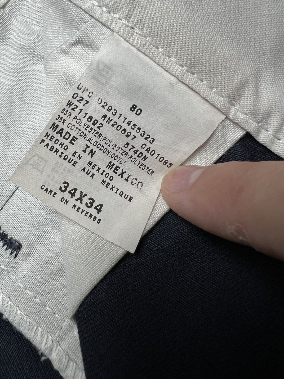 Dickies Vintage Dickies 34x34 Workwear Pants y2k 90s Chino Pants 00s Size US 34 / EU 50 - 9 Thumbnail